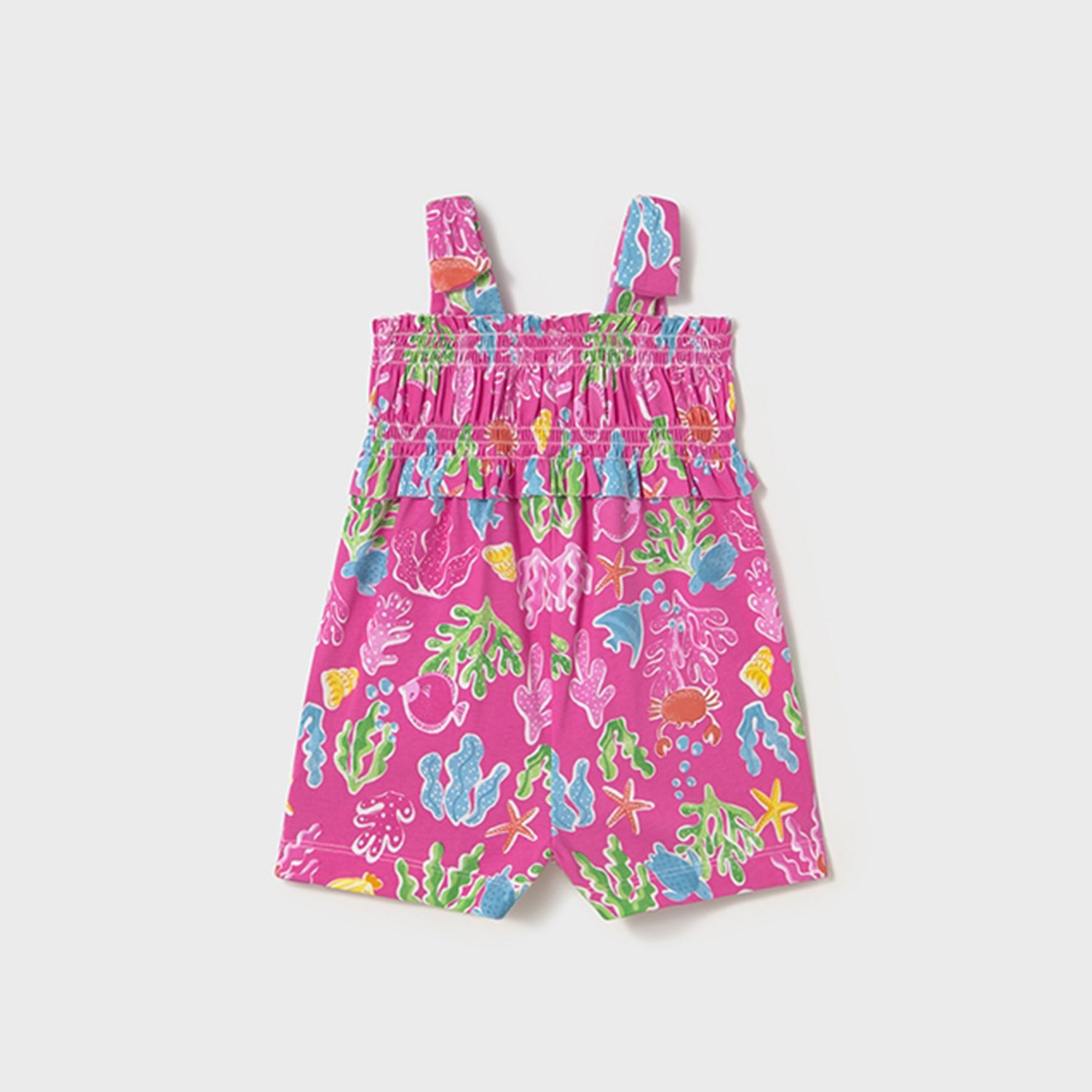 Fuchsia Underwater Print Playsuit