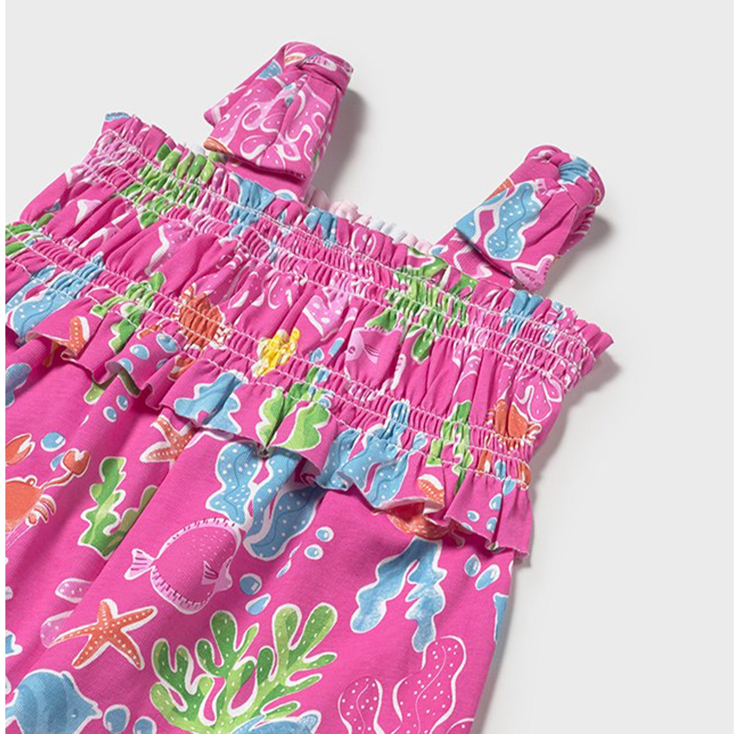 Fuchsia Underwater Print Playsuit