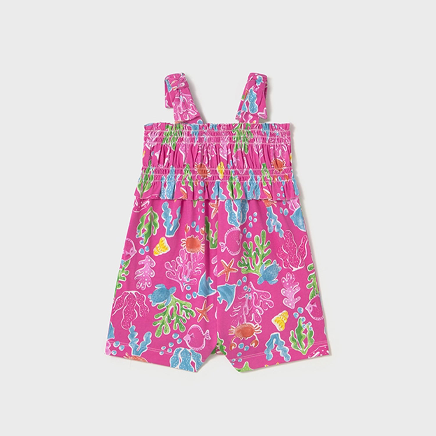 Fuchsia Underwater Print Playsuit