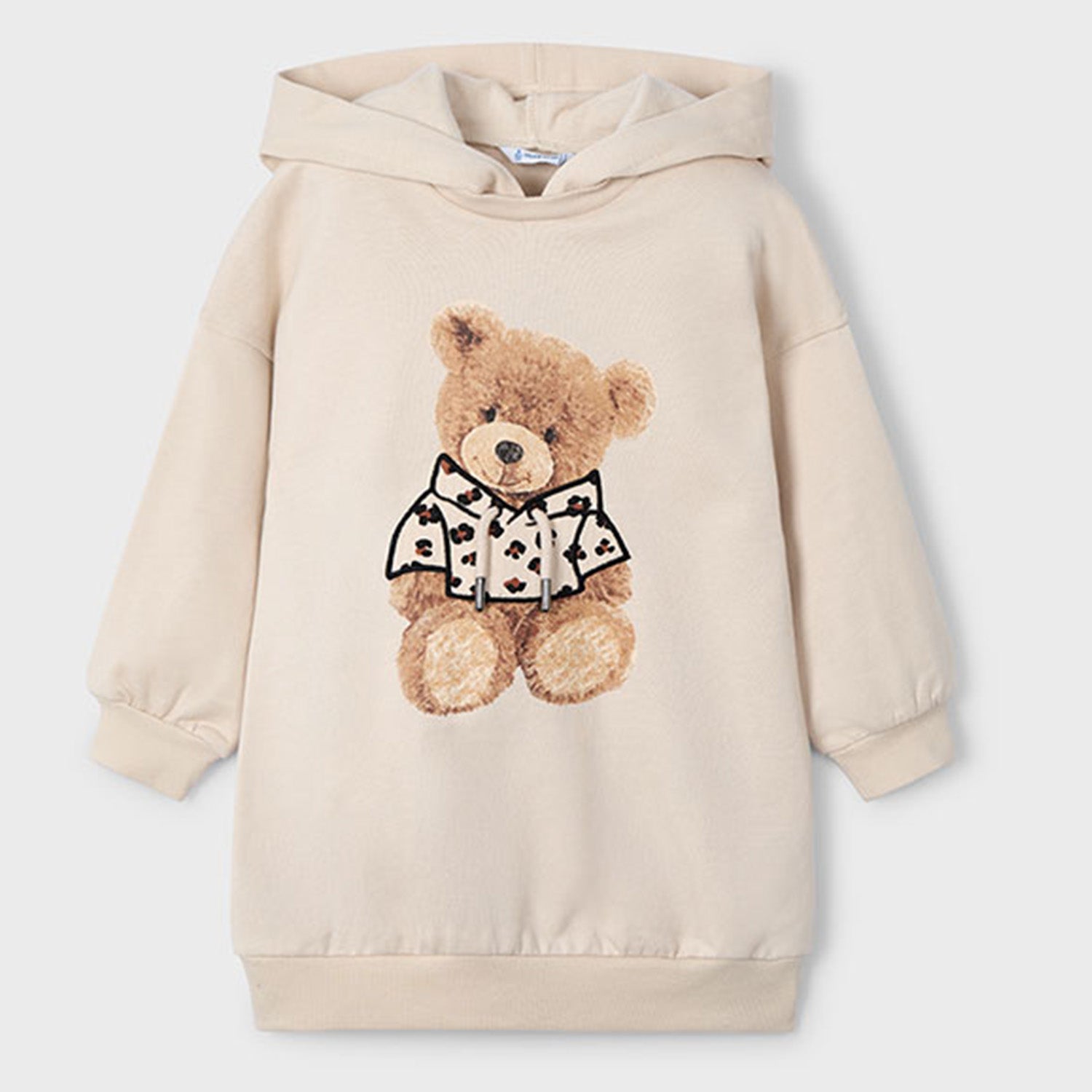 Sand Fleece Hooded Dress
