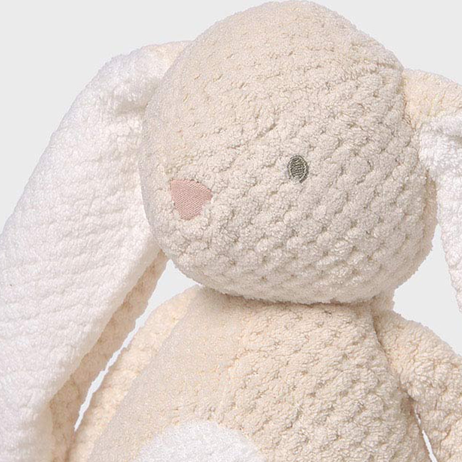 Cream & White Rabbit Rattle