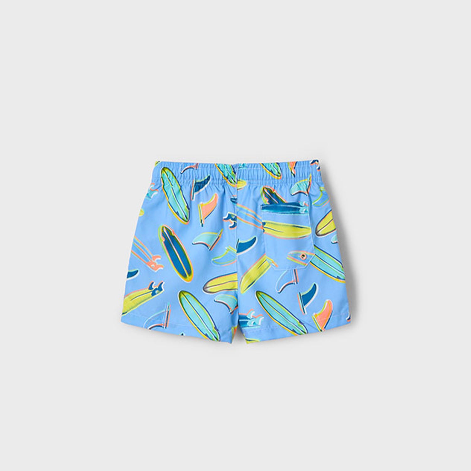 Blue Surf Board Swim Shorts