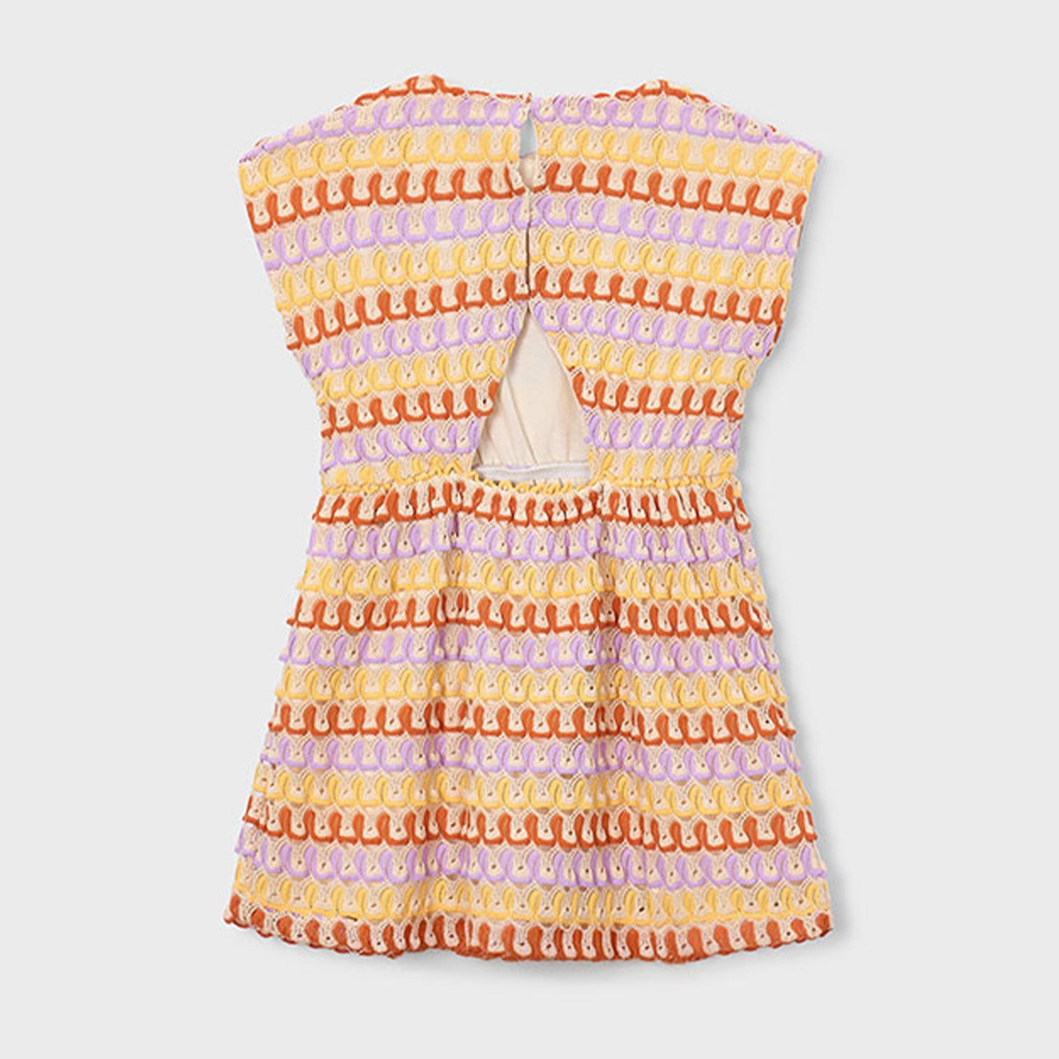 Lilac Lace Patterned Dress