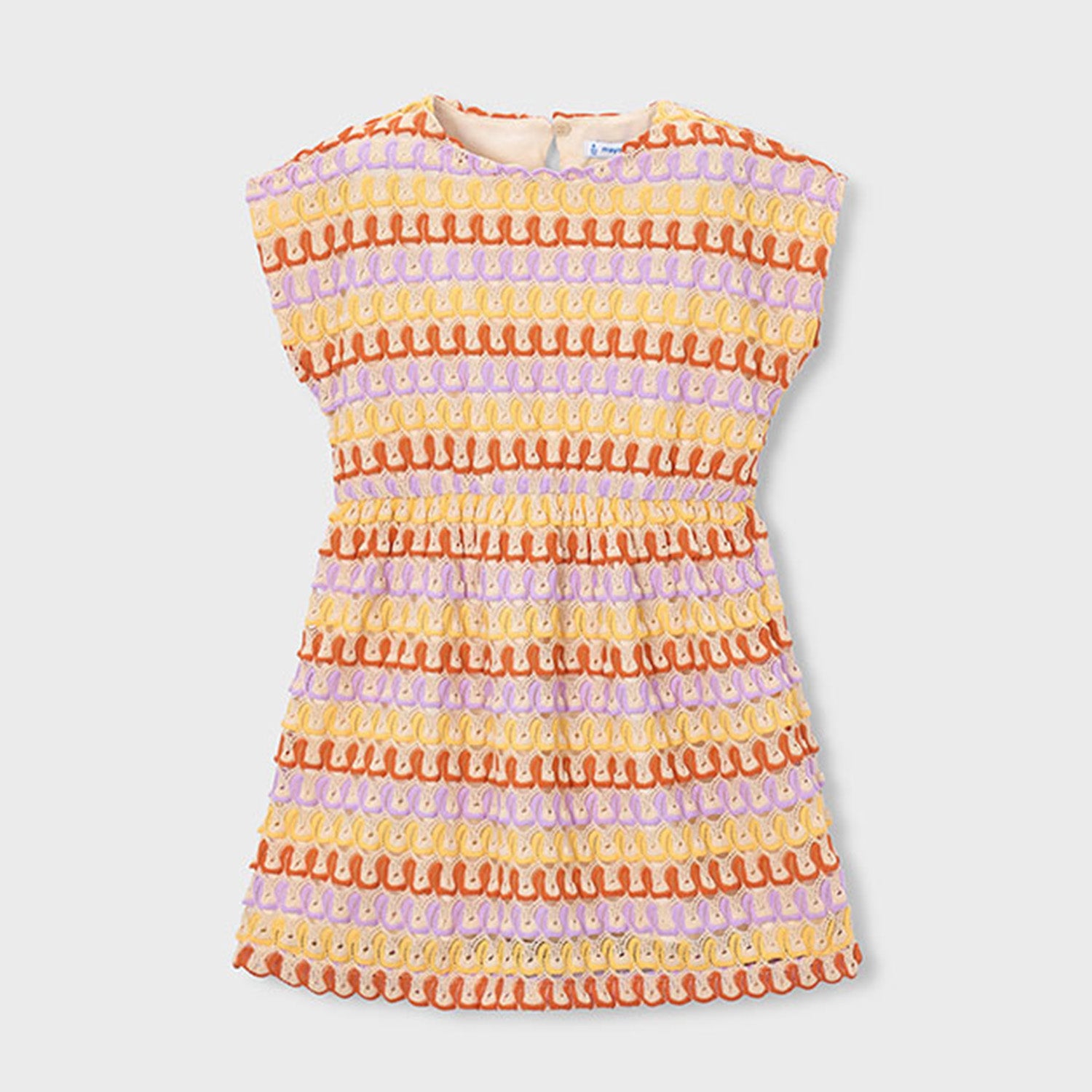 Lilac Lace Patterned Dress