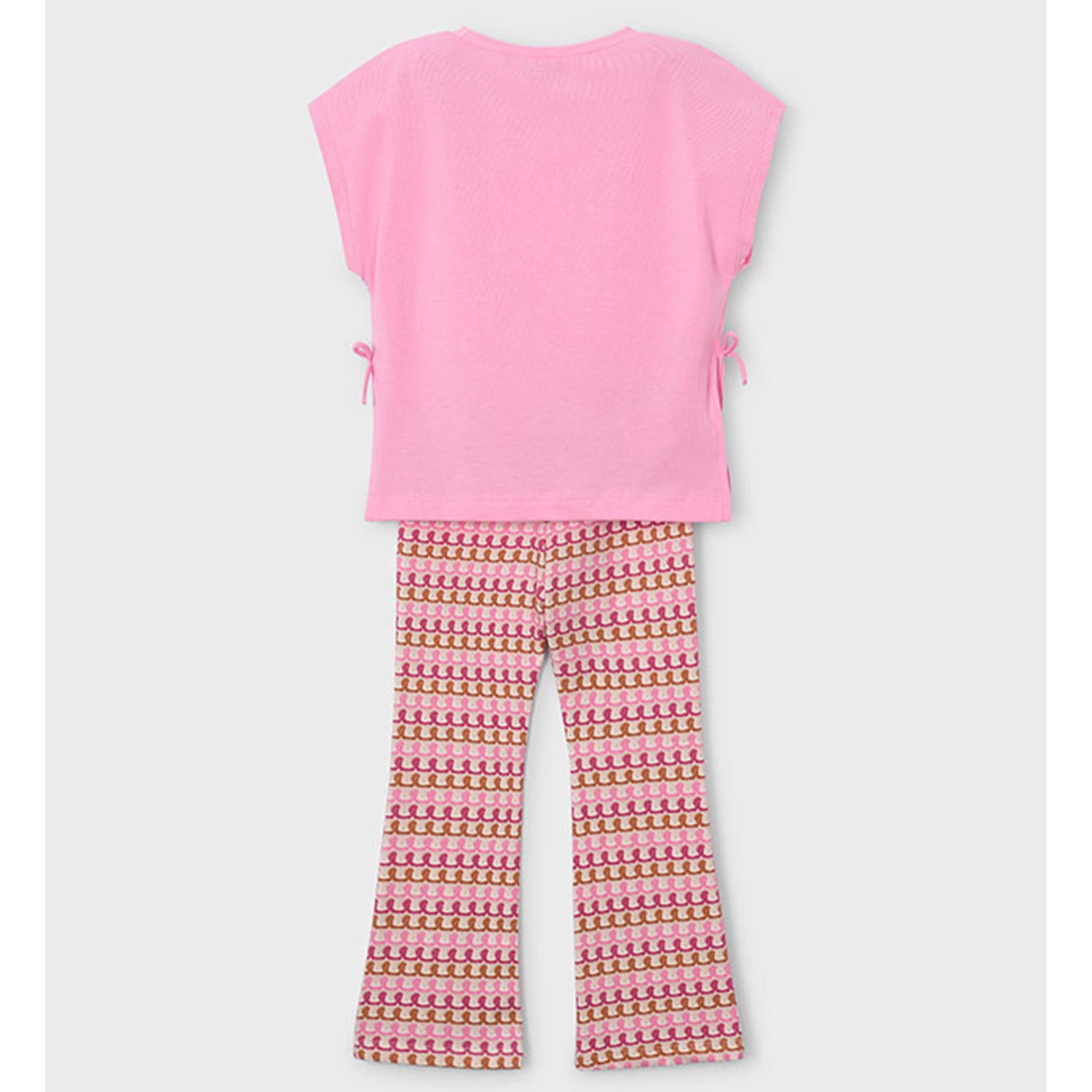 Candy Pink Flared Trouser Set