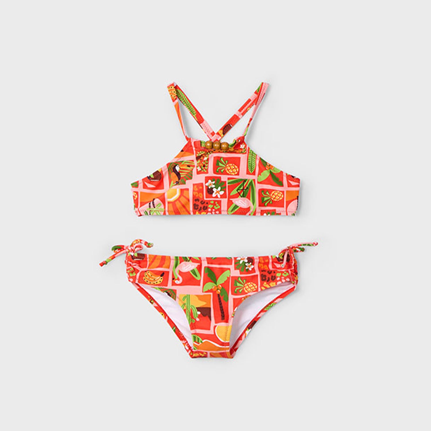 Tangerine Print Bikini