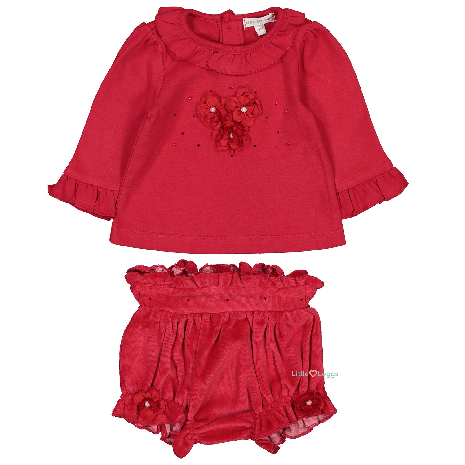 Red Top and Bloomer Set
