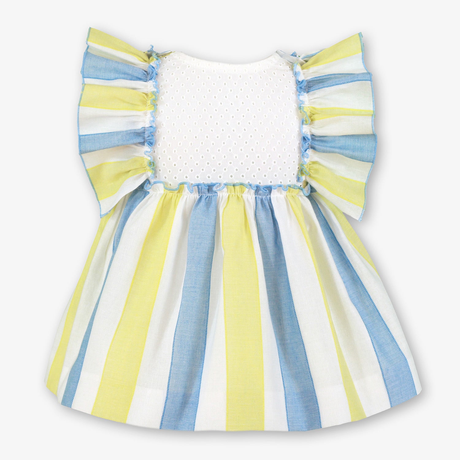 Baby Girls Lime Stripe Dress