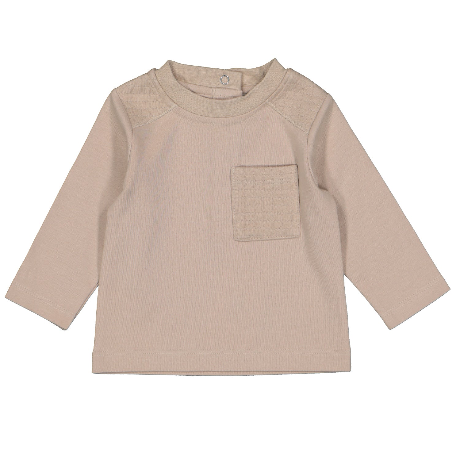 Beige Quilted Trim Tracksuit