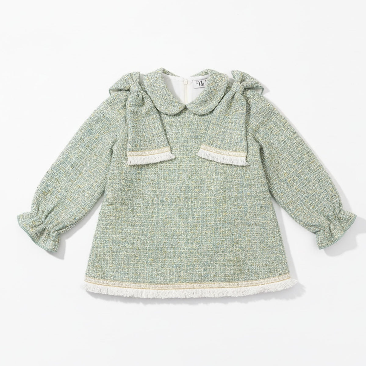 Green Tweed Dress