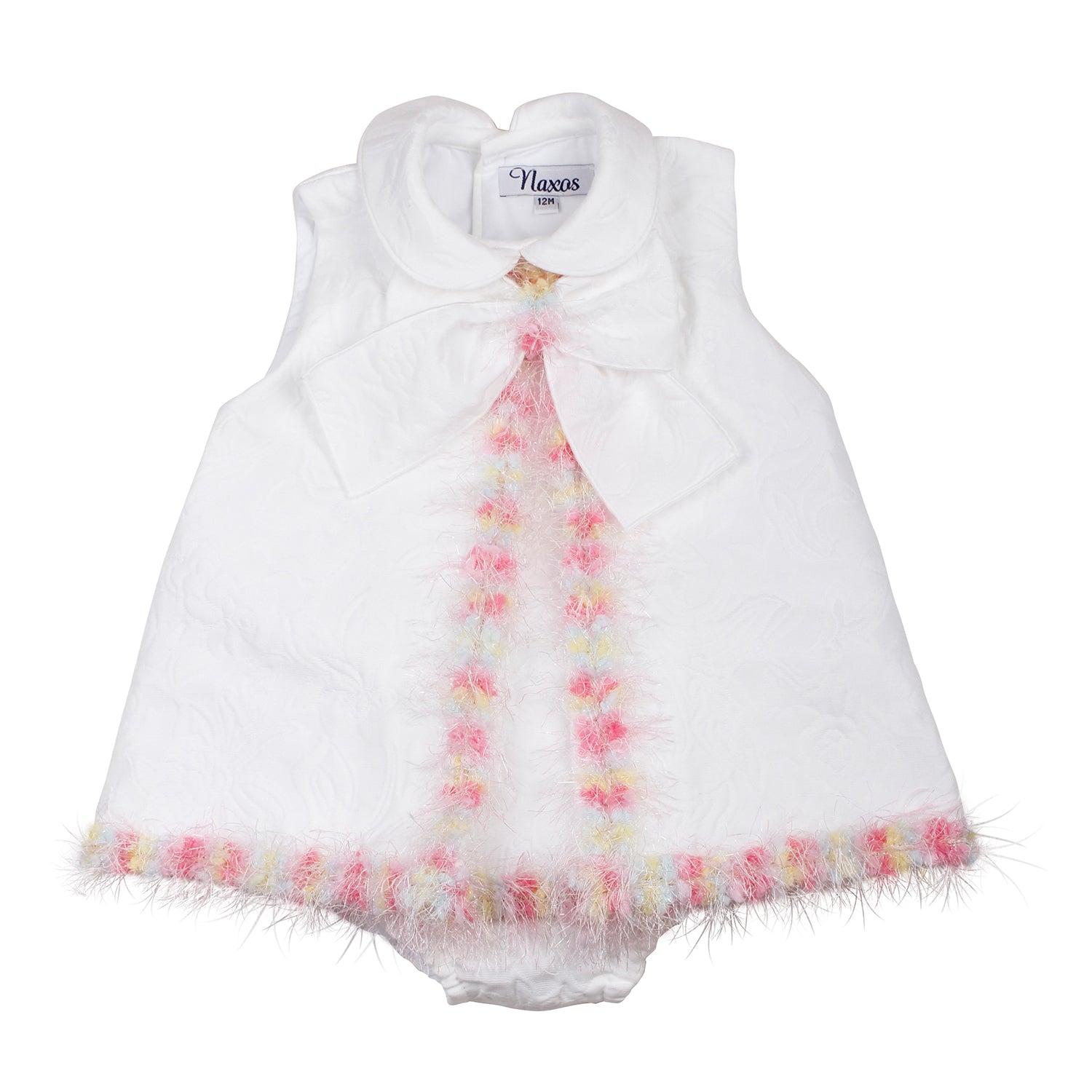 White Jacquard Bloomer Set