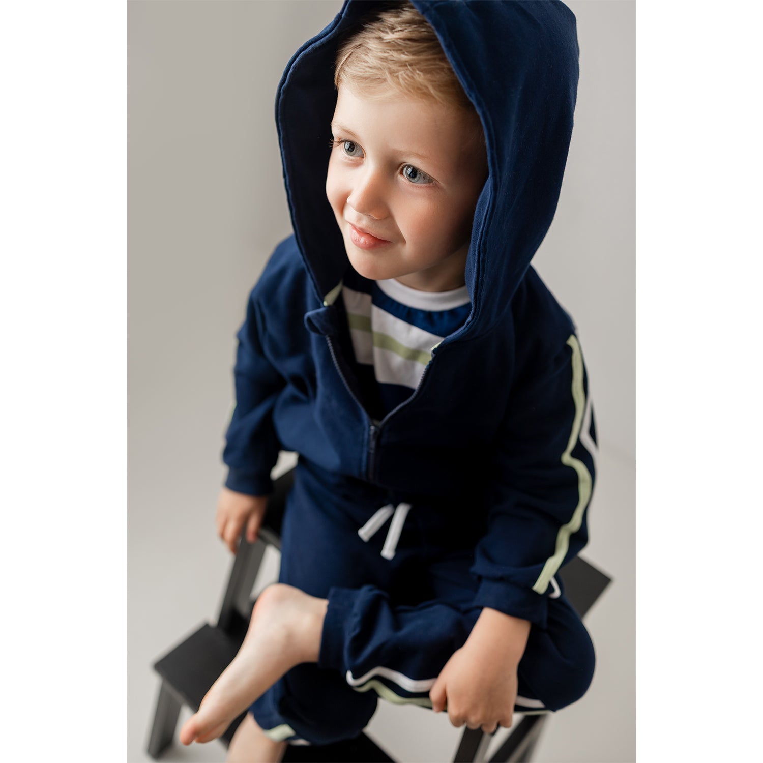 Navy Zip 3 Piece Set