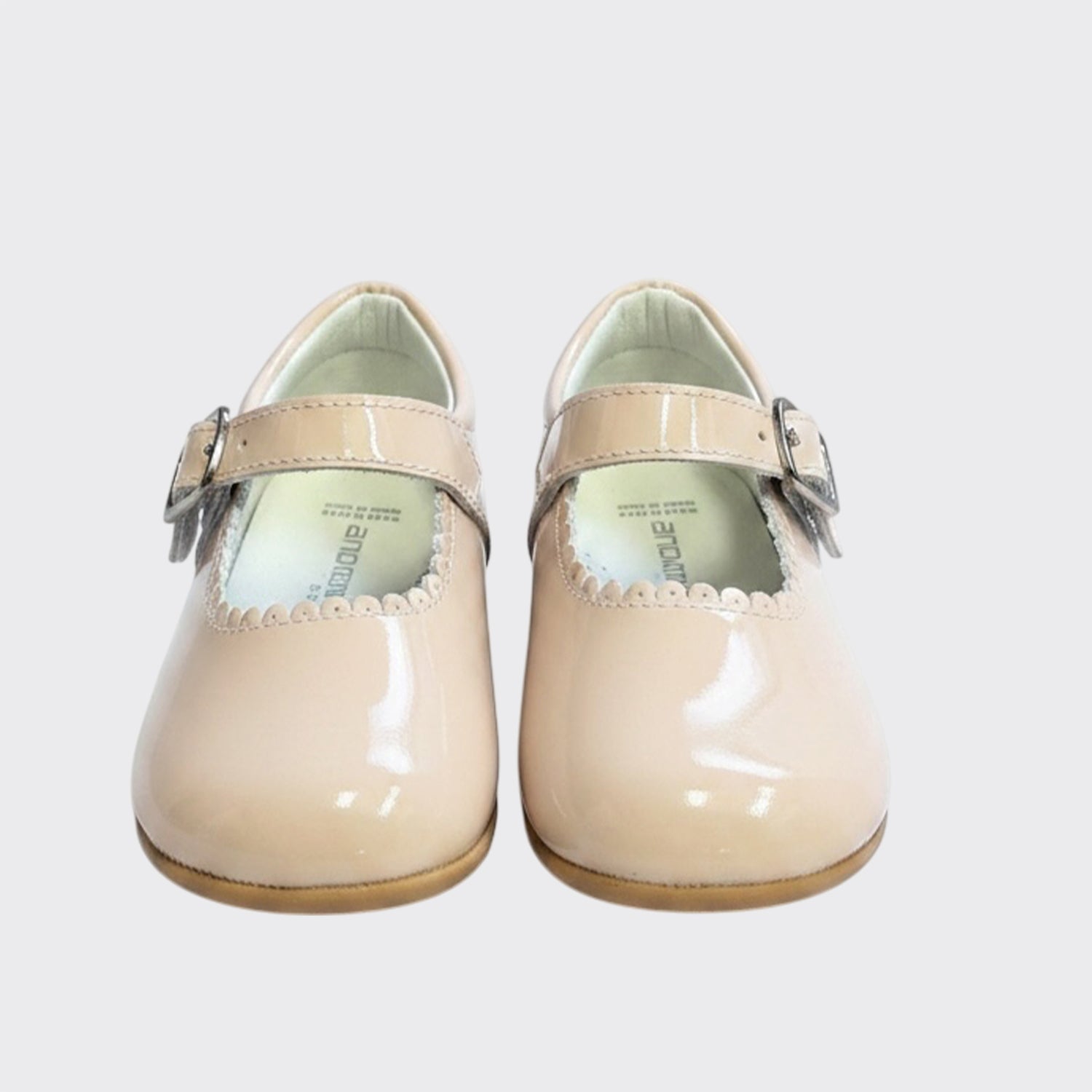 Girls Powder Pink Patent Mary Jane Shoe
