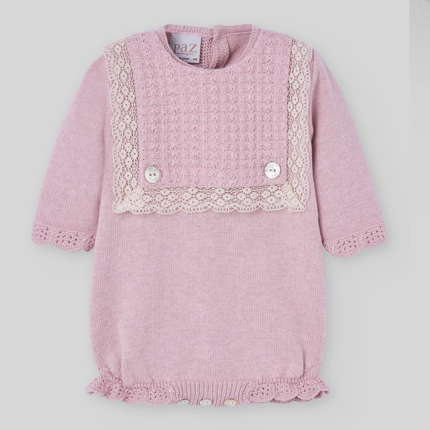 Pink Knit Romper