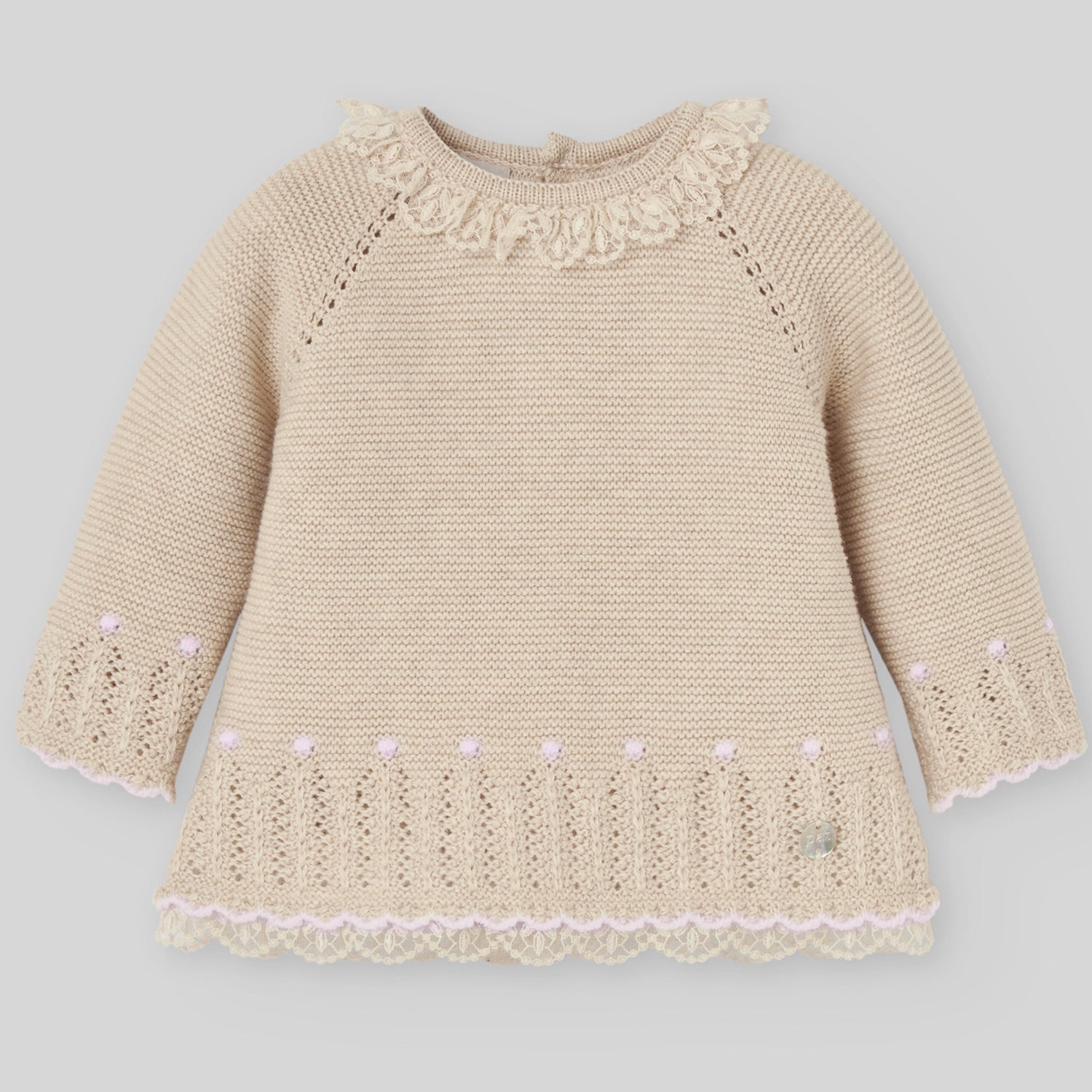 Beige & Pink Trim Set