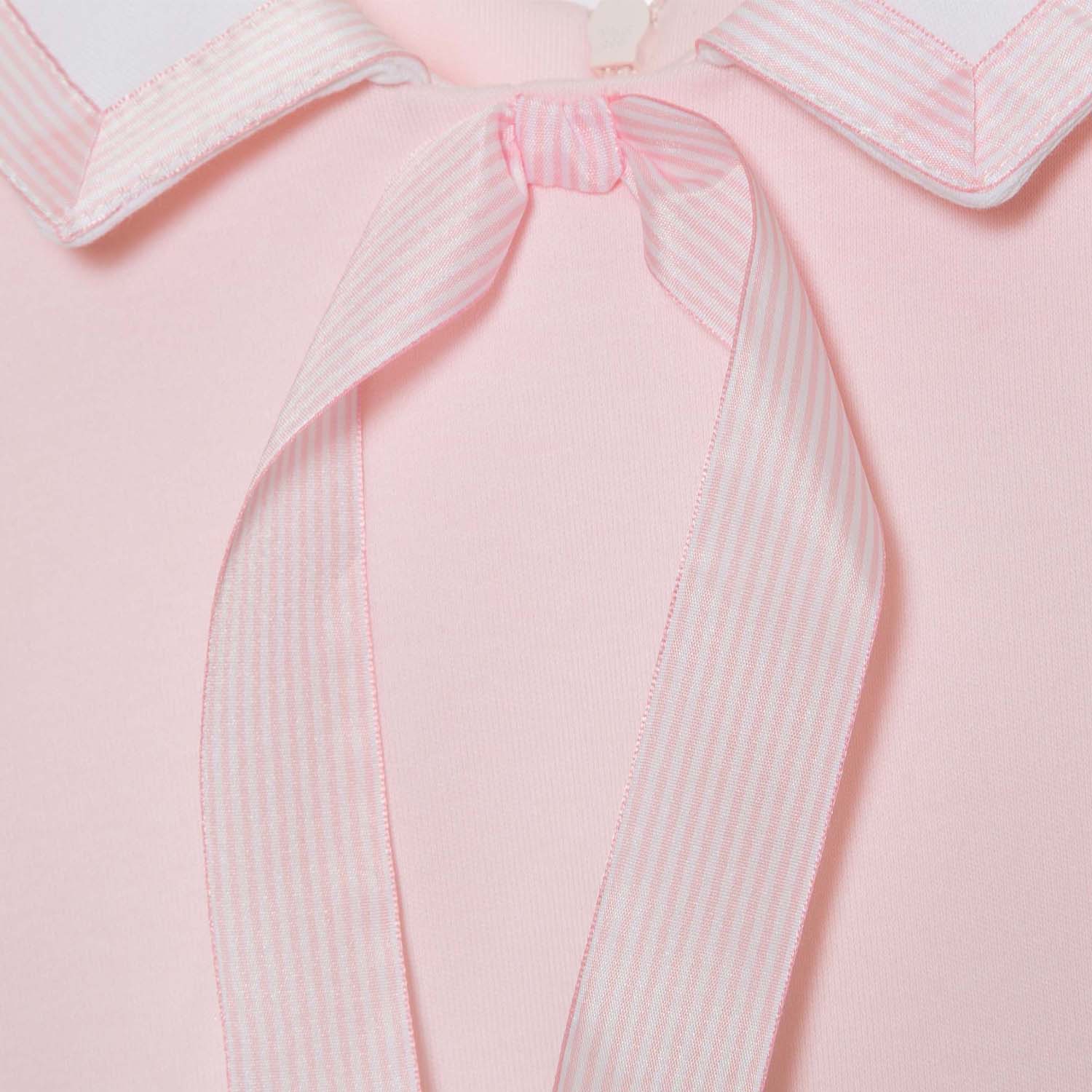 Pink Sailor Pleat Dress