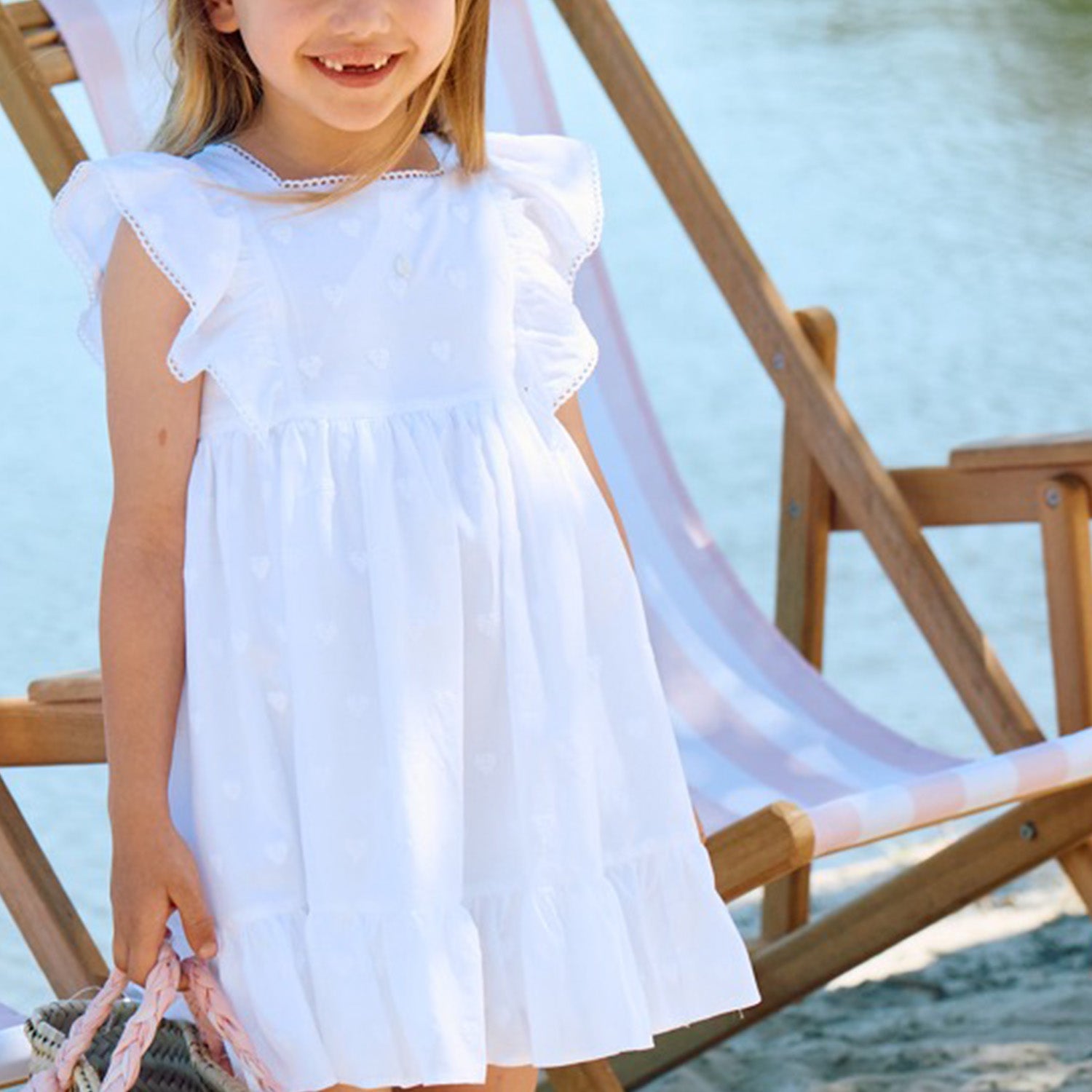 White Embrodied Dress