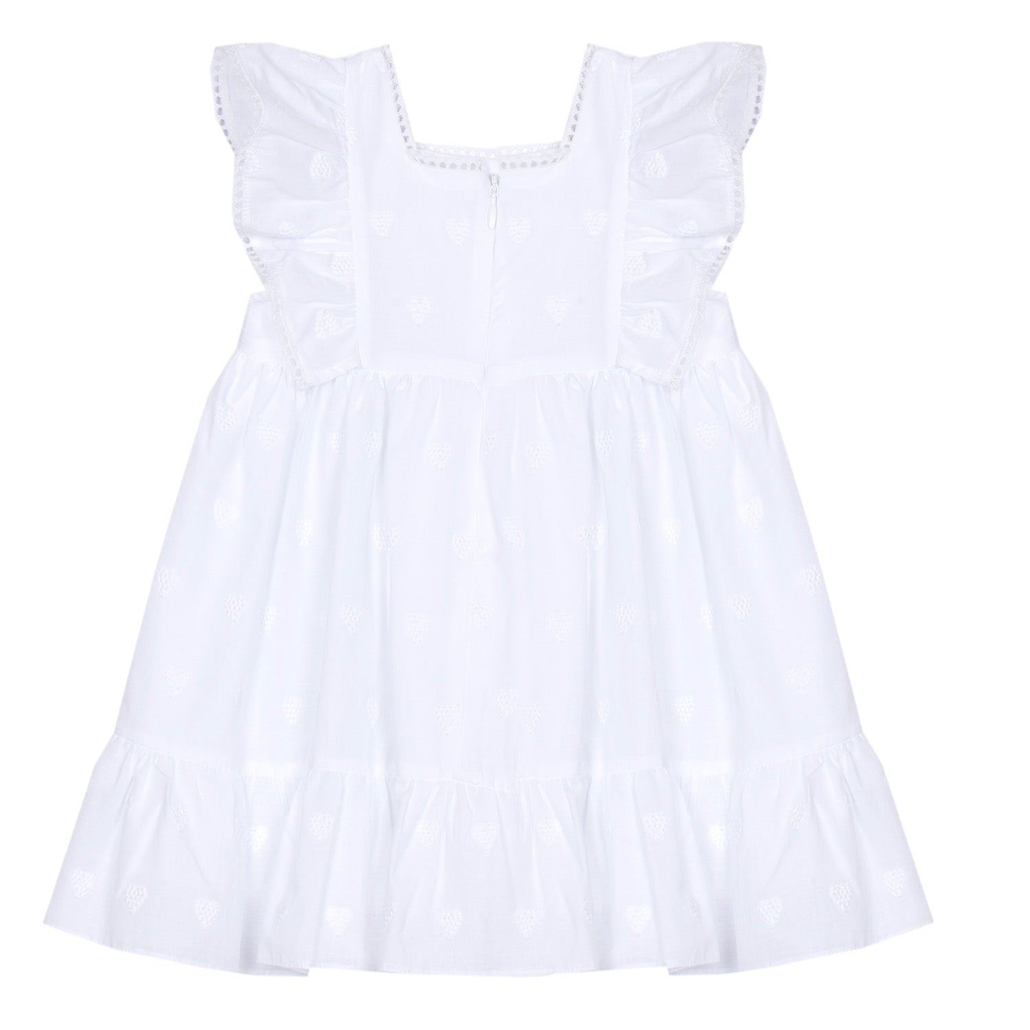 White Embrodied Dress