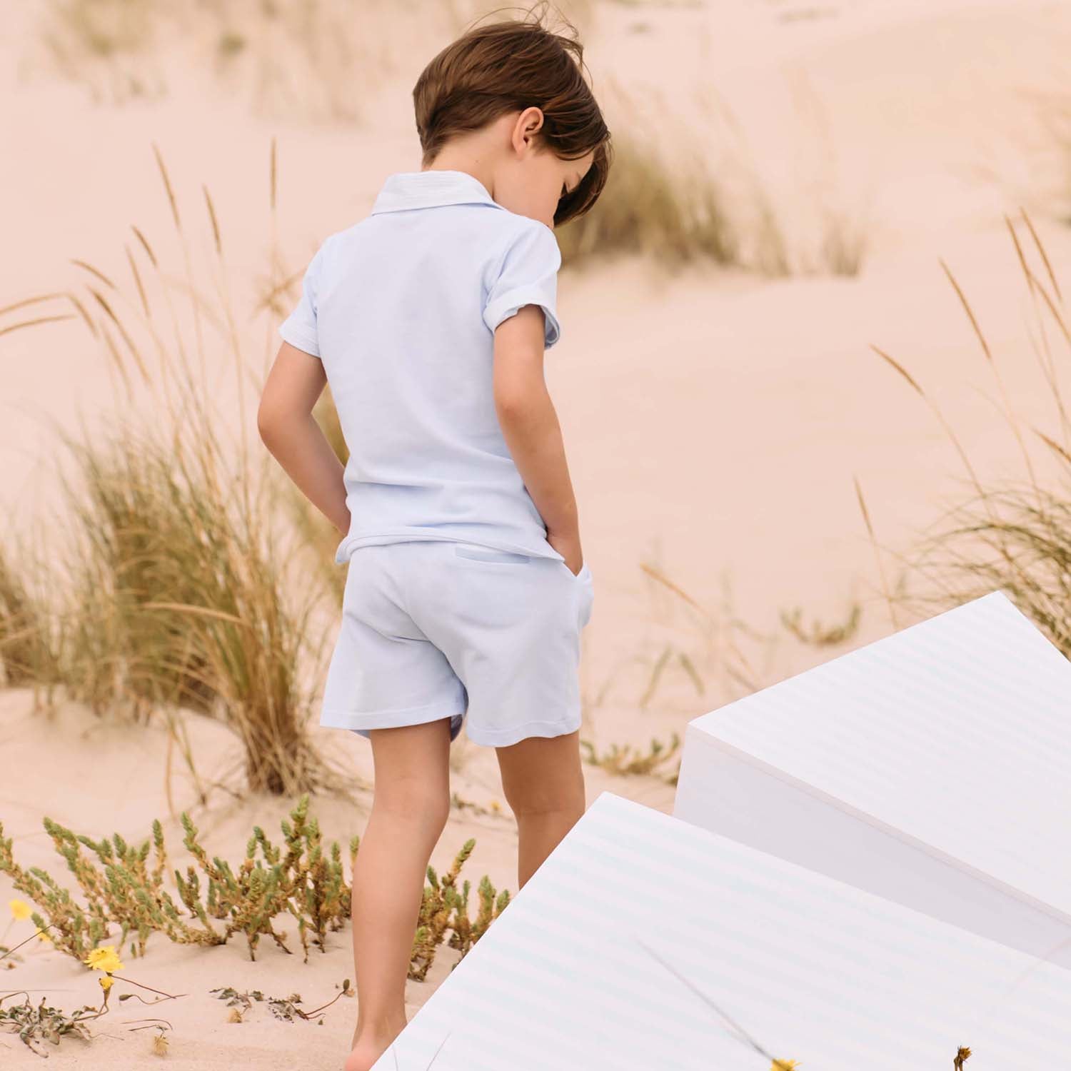 Blue Shirt & Shorts