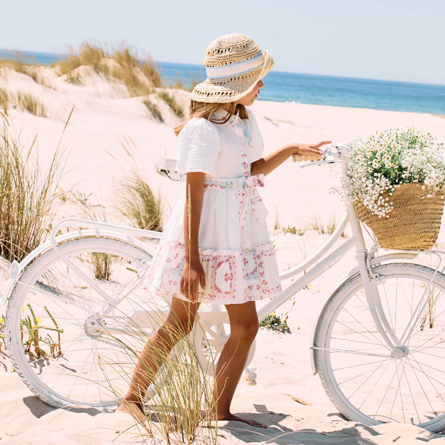 White Butterfly Dress