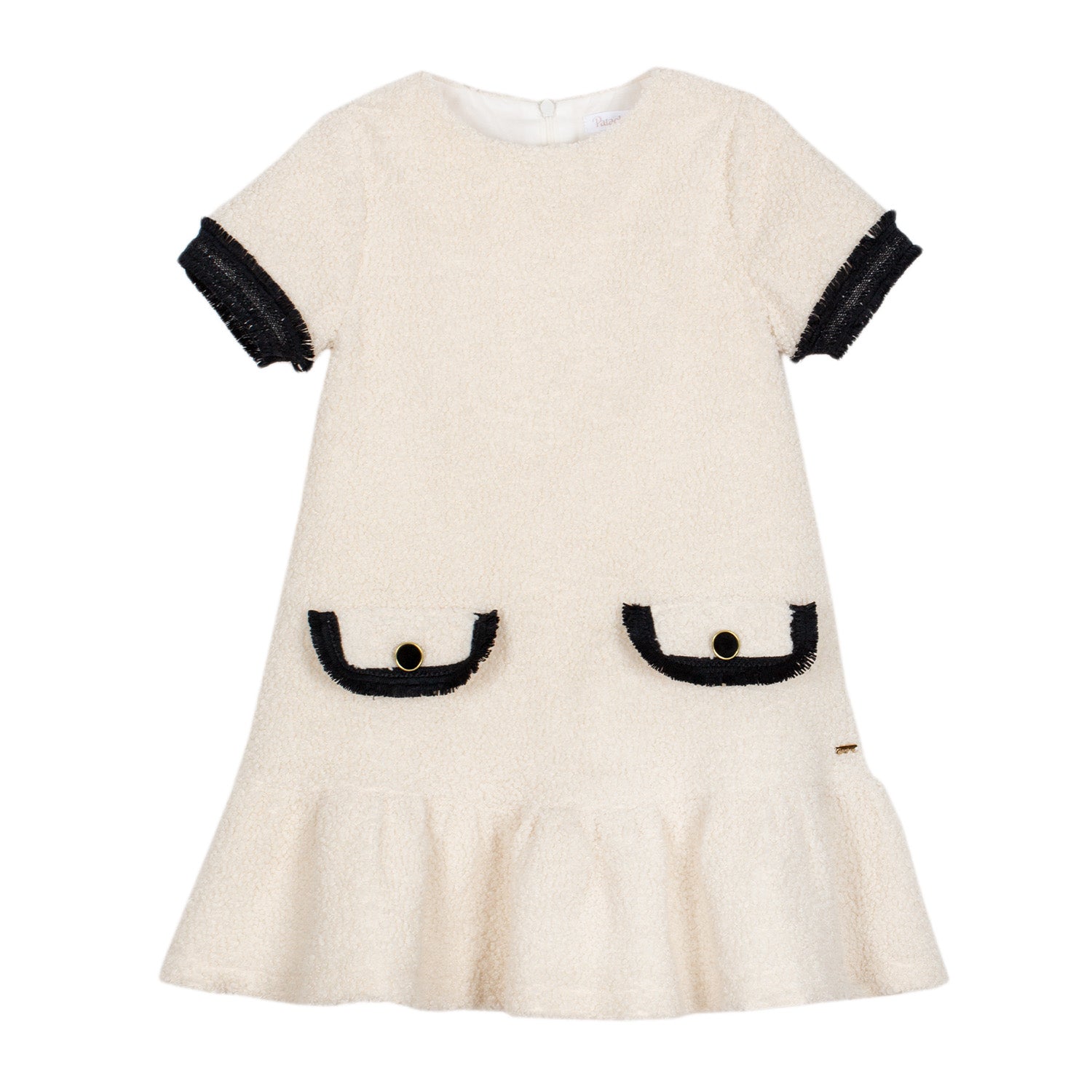 Ivory & Black Boucle Dress