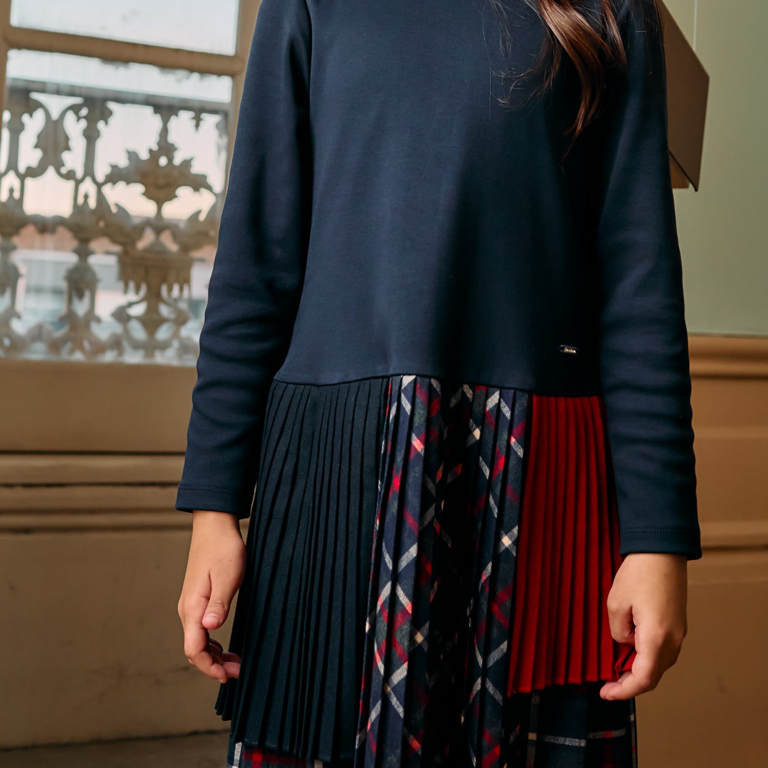Multi Tartan Dress