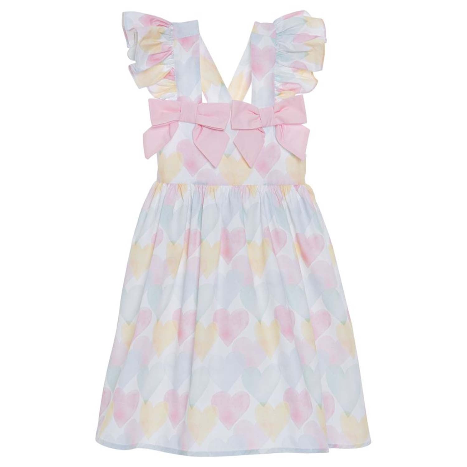 Pastel Heart Print Dress