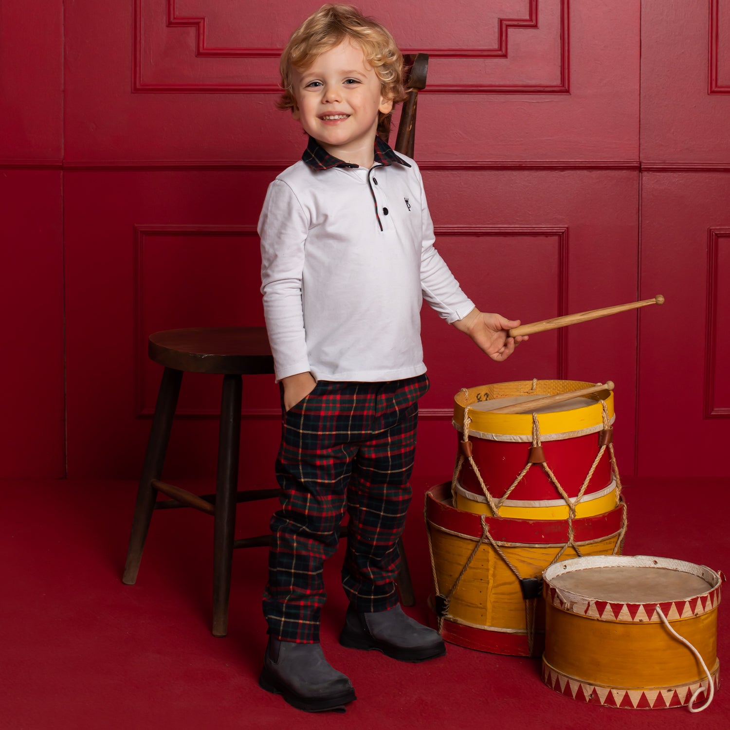 Bella Bean Little Lads | Holiday Collection | Tartan Pants for Boys – The  Bella Bean