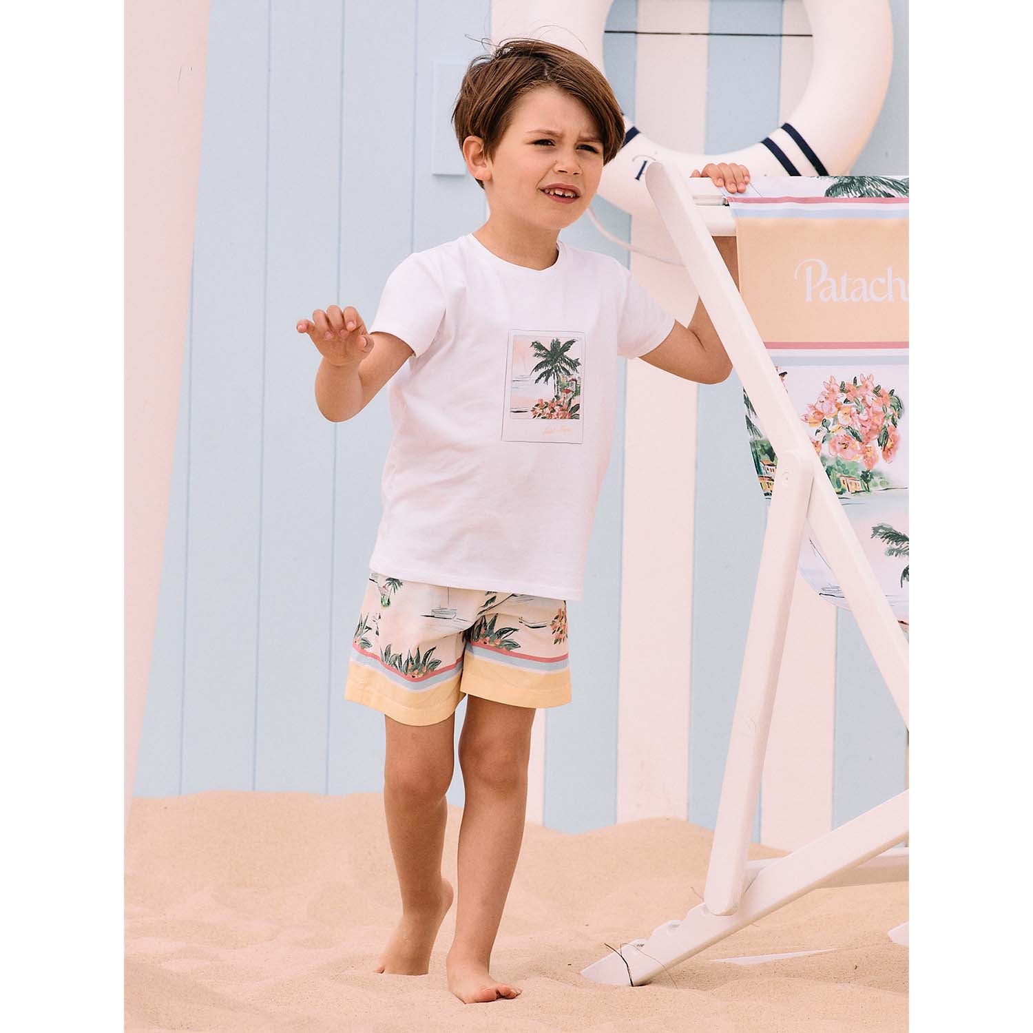 Saint Tropez Print T-Shirt