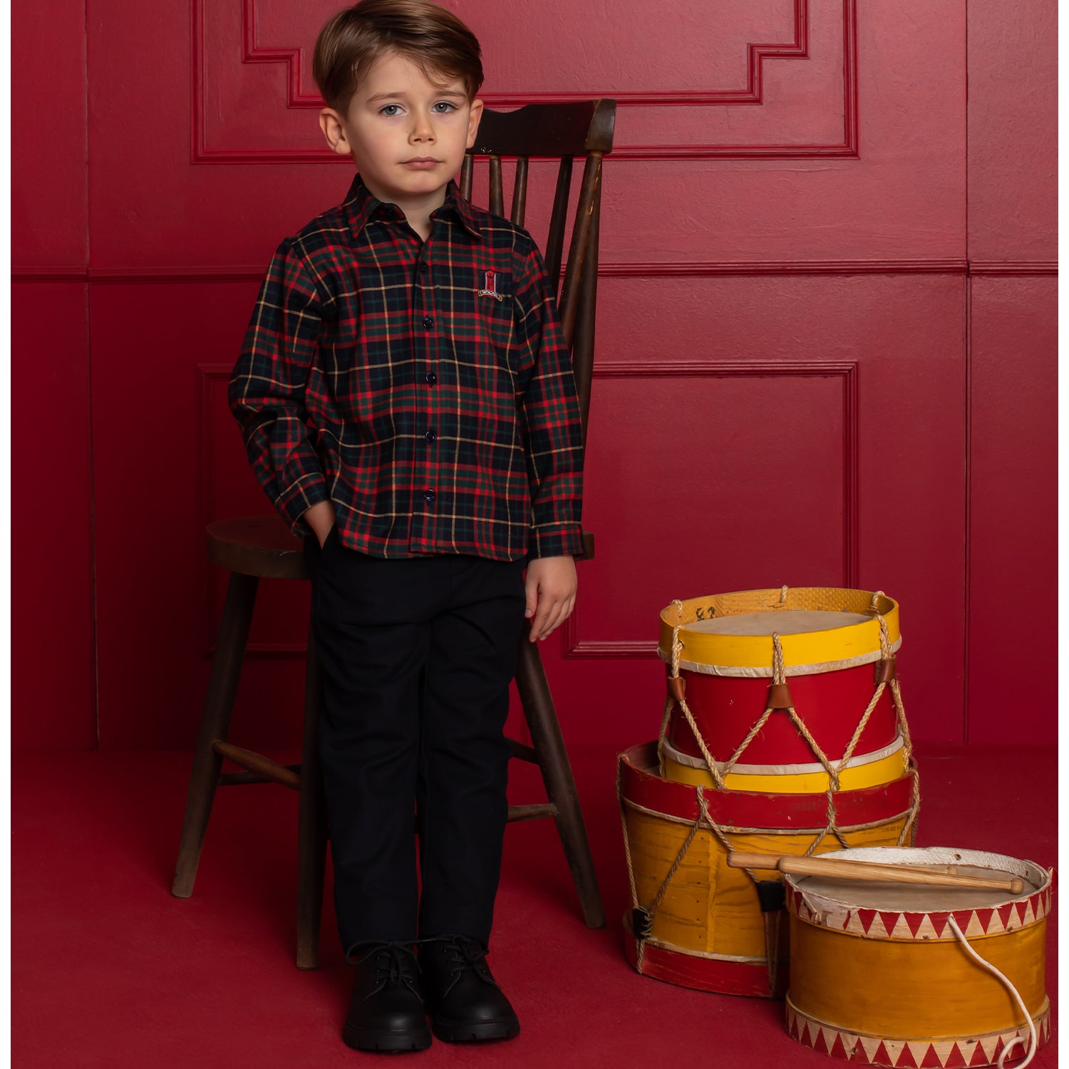 Boys Tartan Shirt