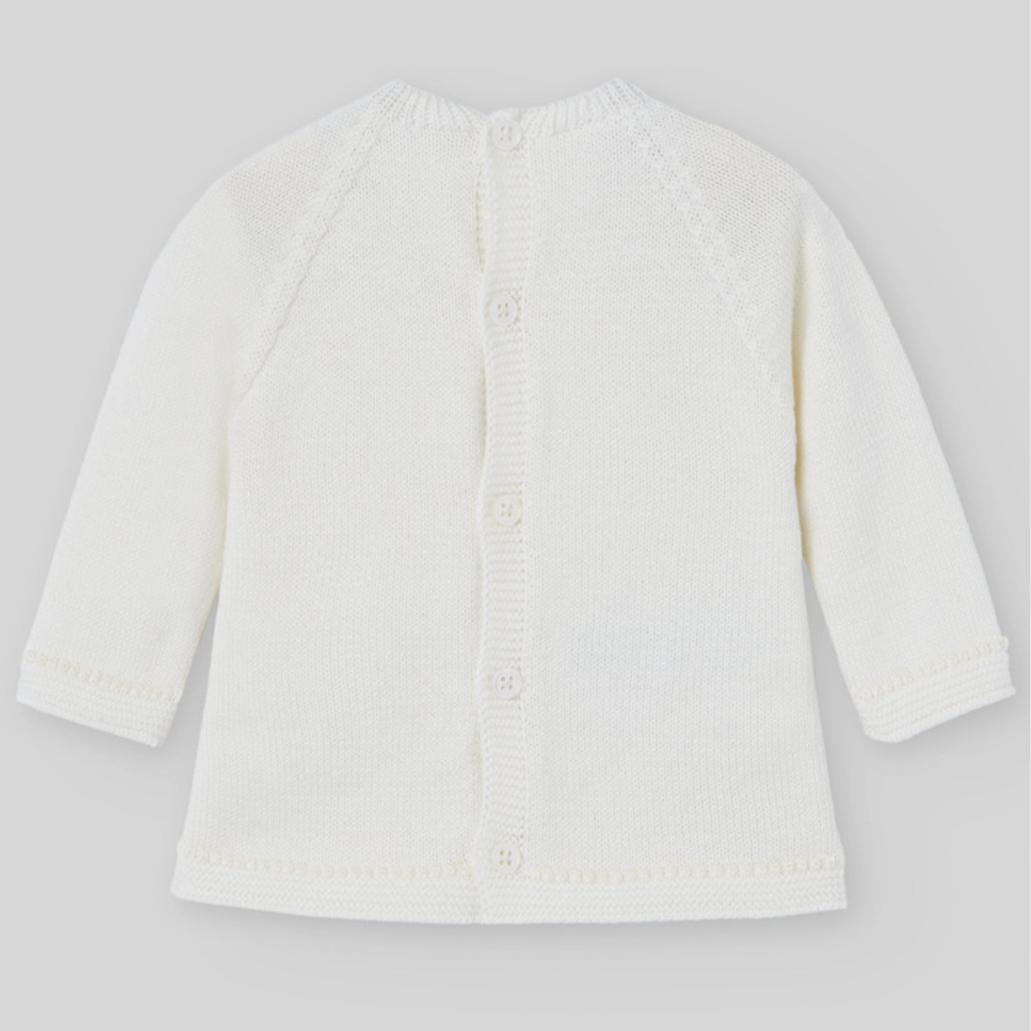 Cream Knit Trouser Set