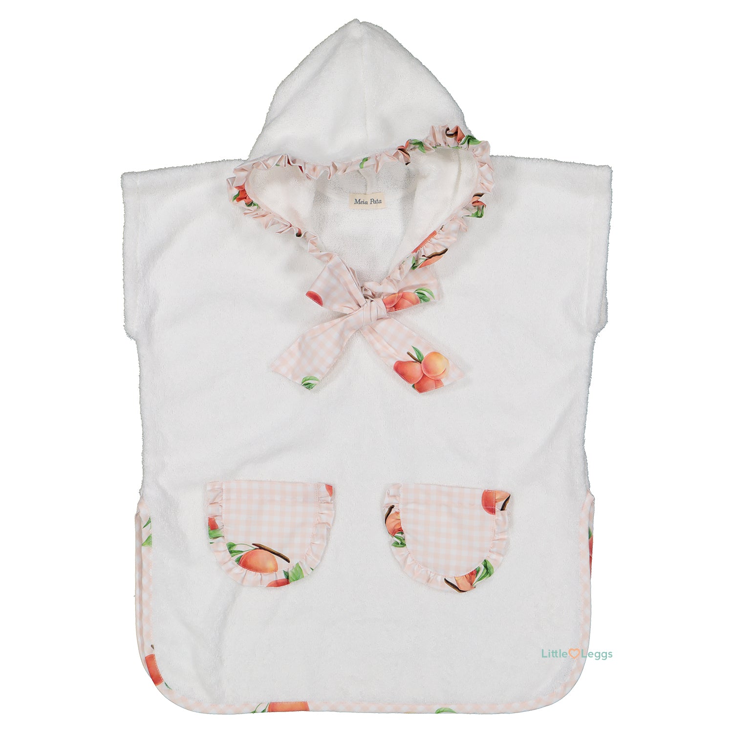 Peaches  Frill Trim Poncho