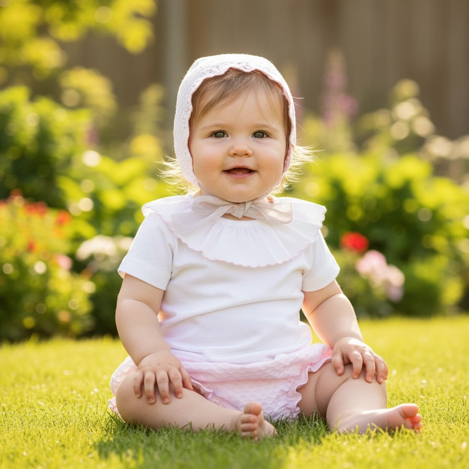 Top, Bloomers & Hat Set