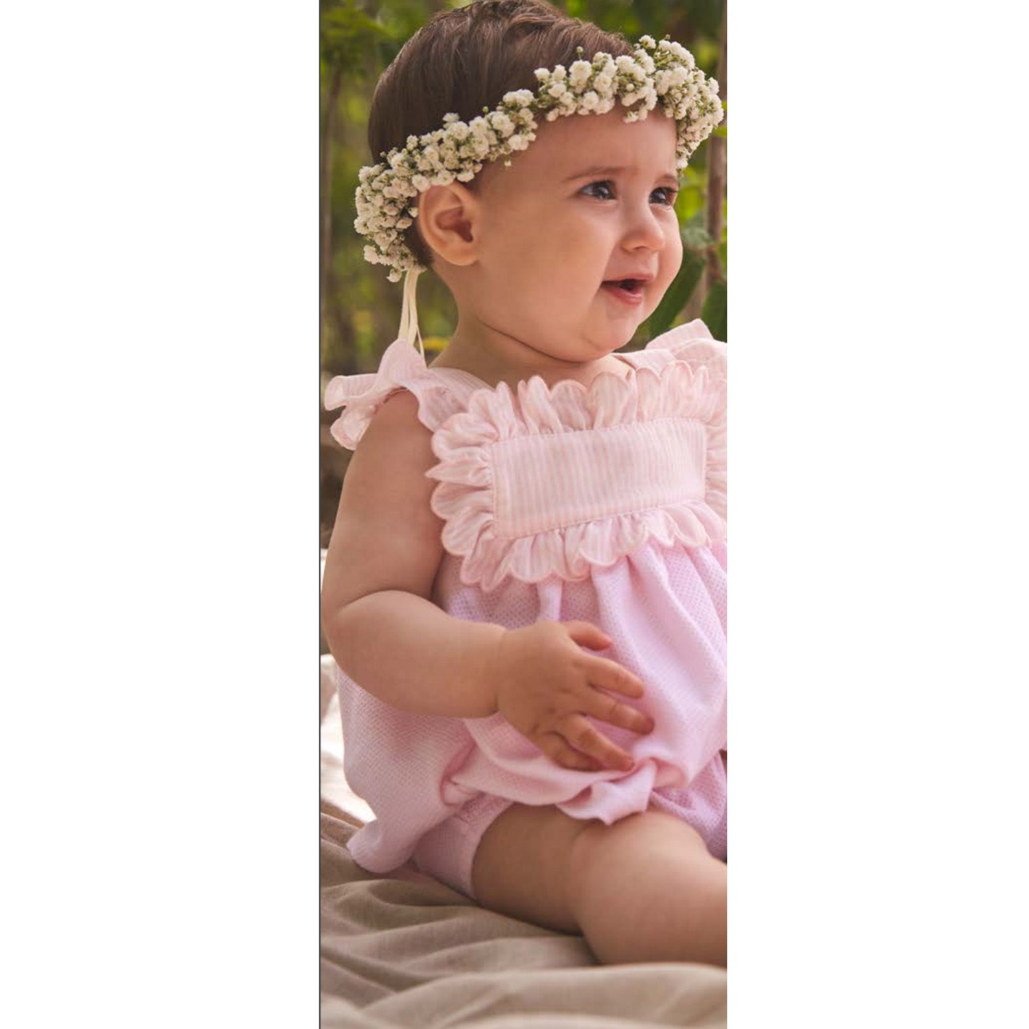 Pink Frill Dress & Bloomers