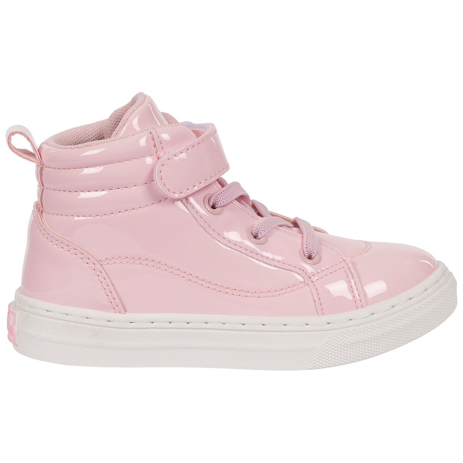 Pale Pink High Top Trainer