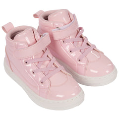 Pale Pink High Top Trainer
