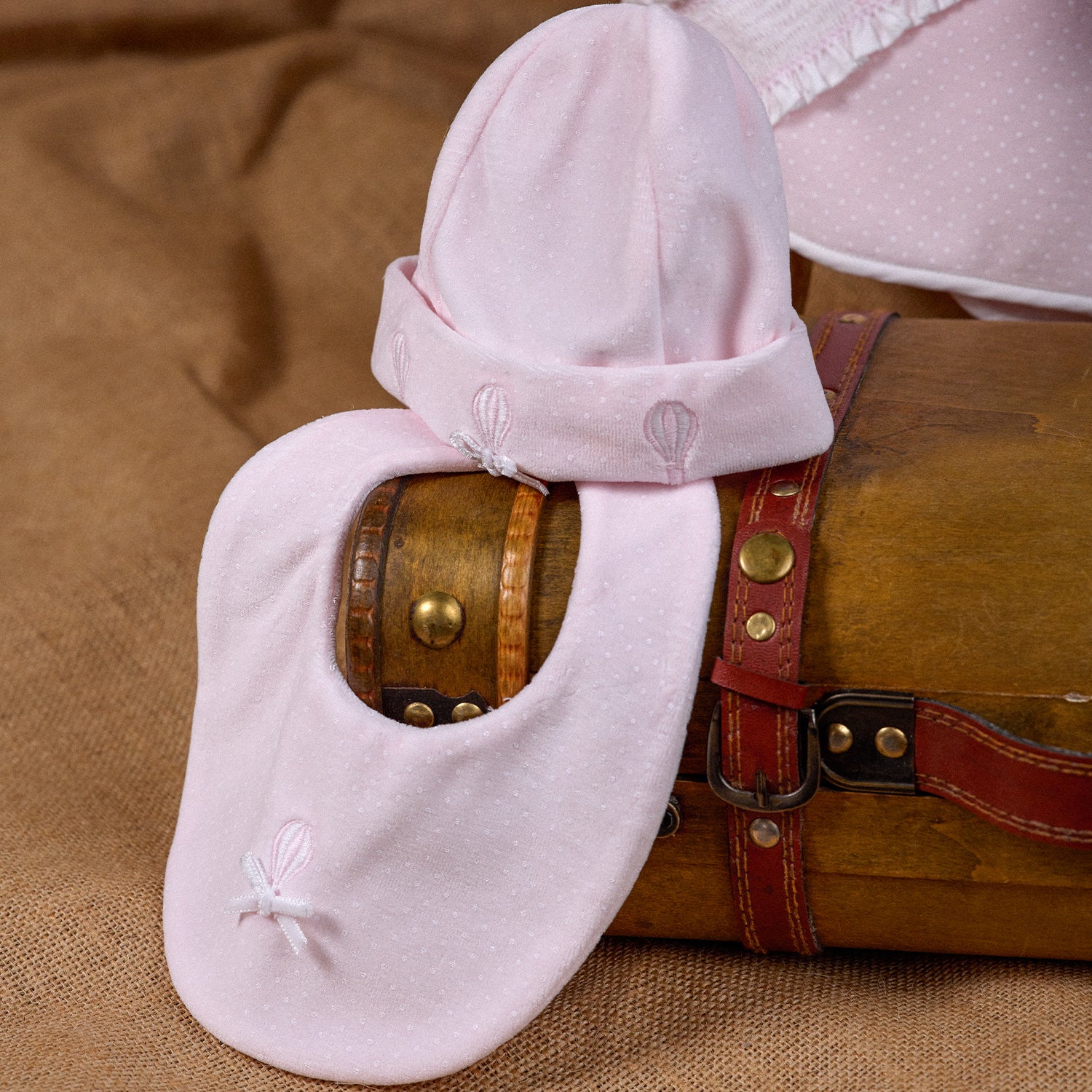 Pink Spot Bib