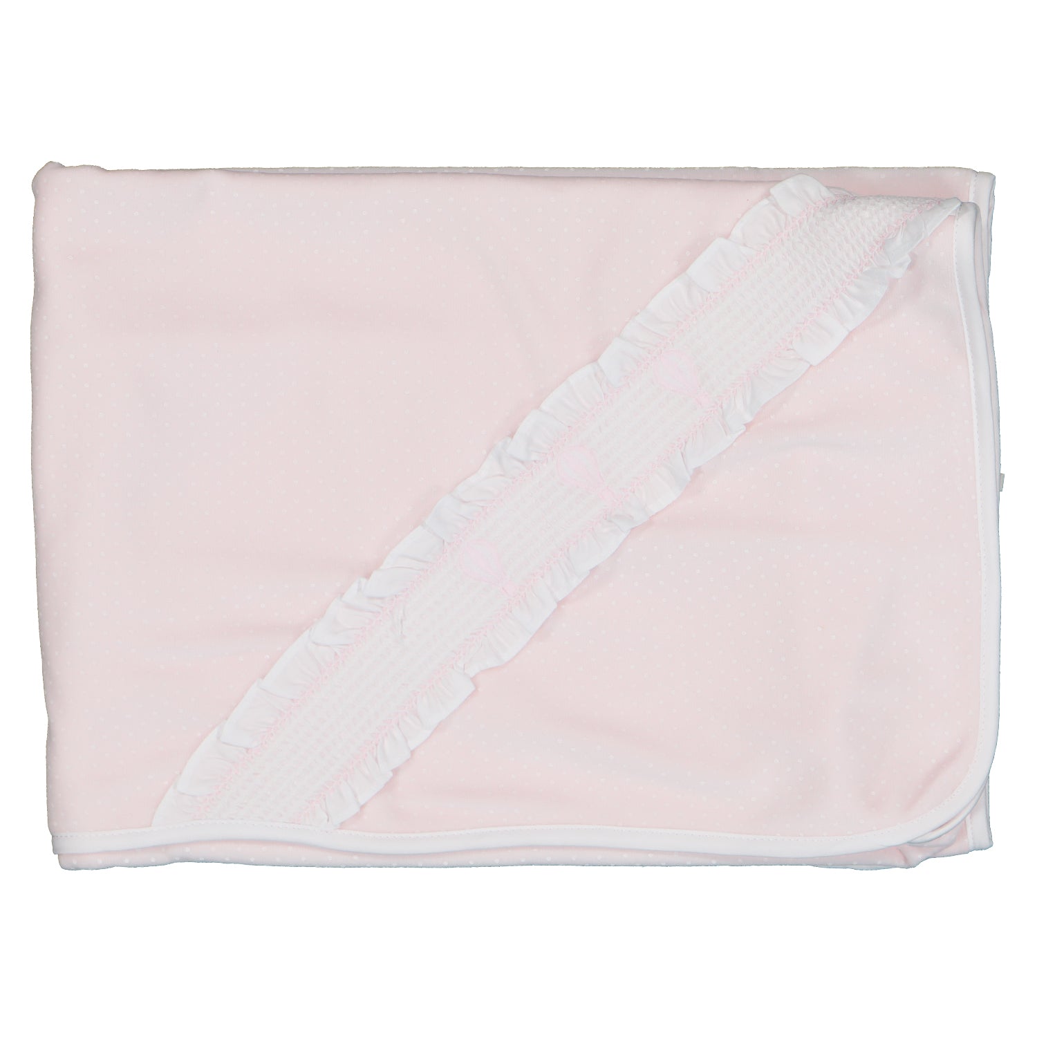 Pink Spot Velour Blanket
