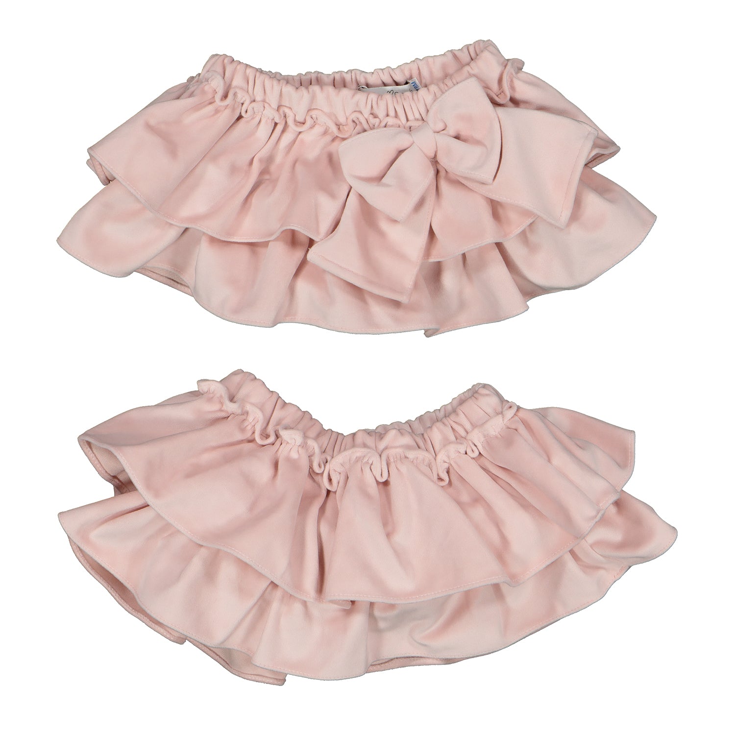 Pink Velvet Blouse & Bloomer Set