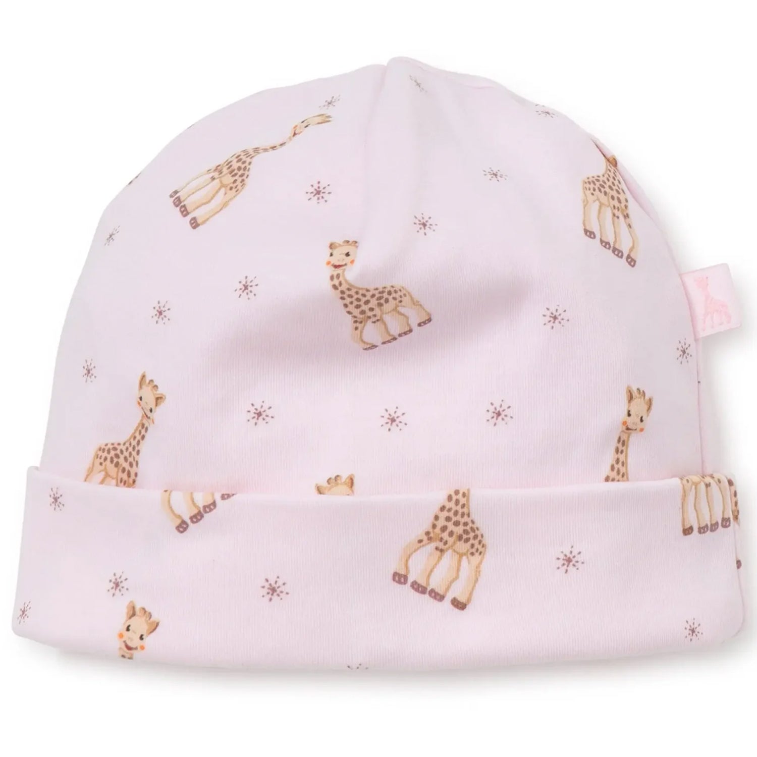 Sophie La Girafe Pink Print Hat