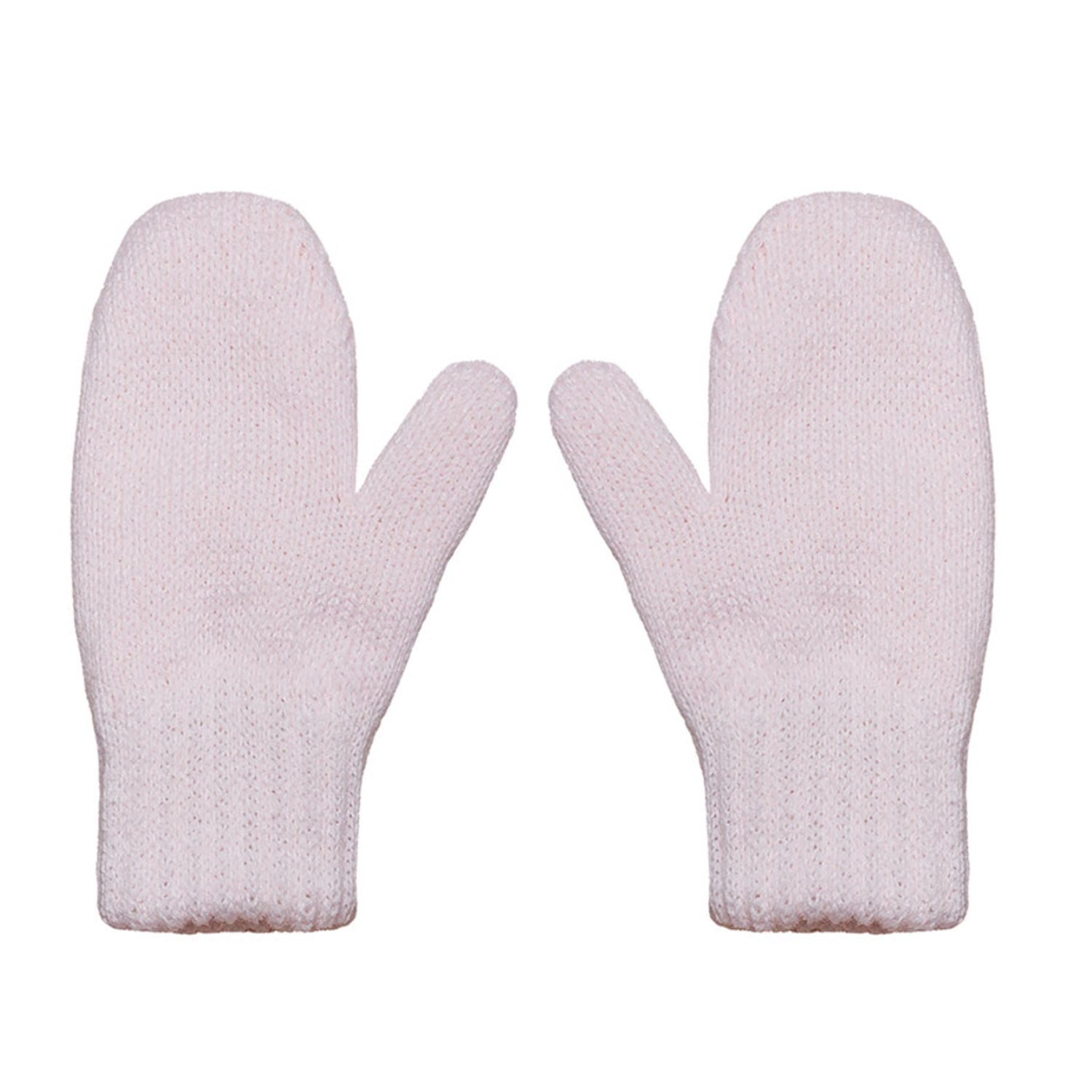 Pale Pink Mittens
