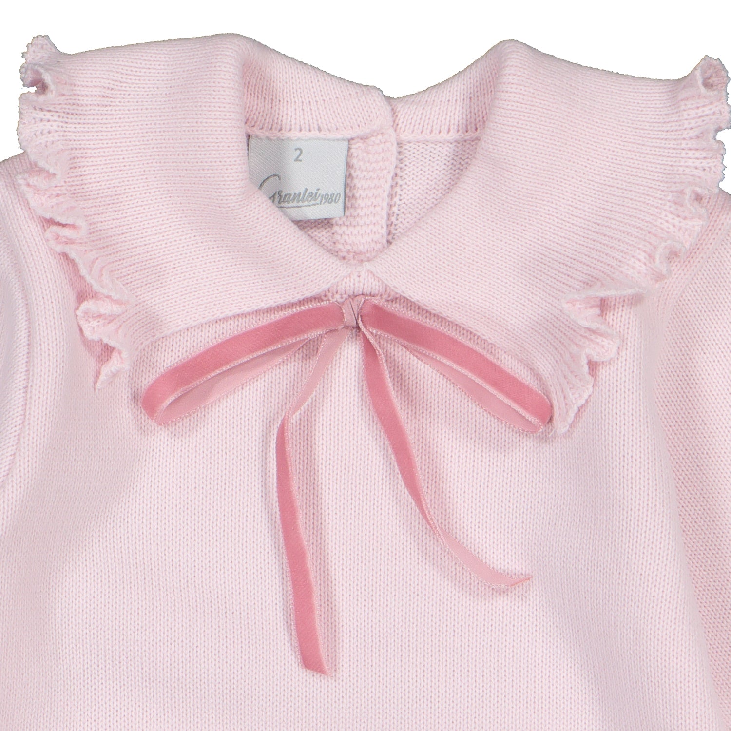 Pink Stripe Pleat Knit Dress