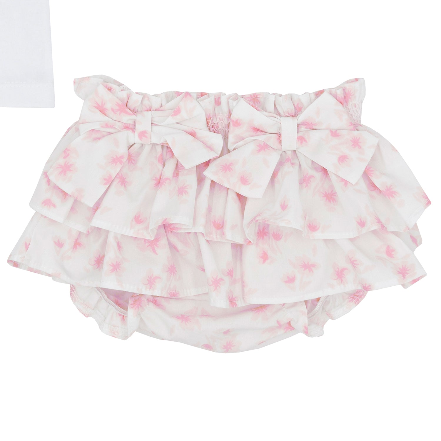 Pink Floral Bloomer Set