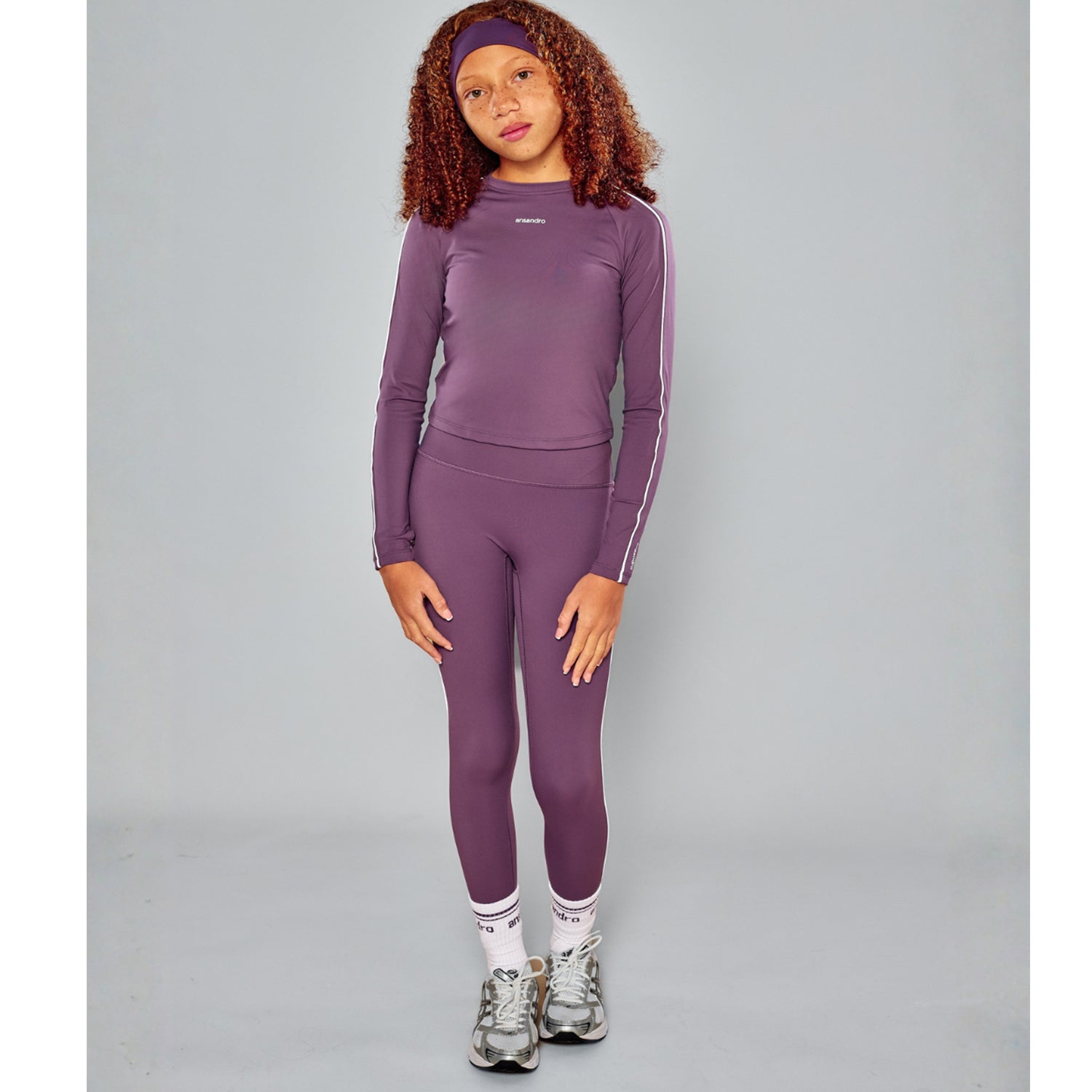 Plum Athletic Top & Leggings
