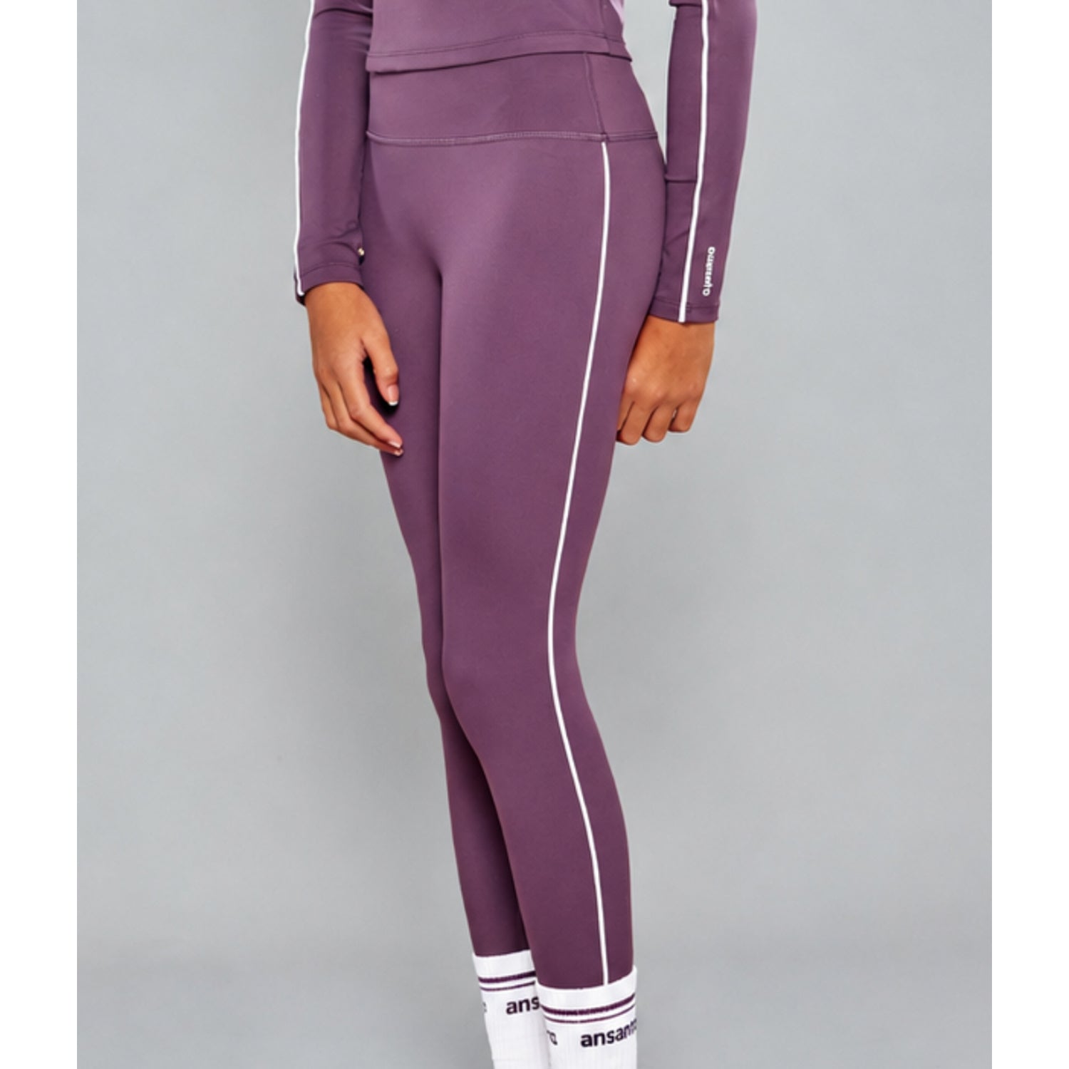 Plum Athletic Top & Leggings
