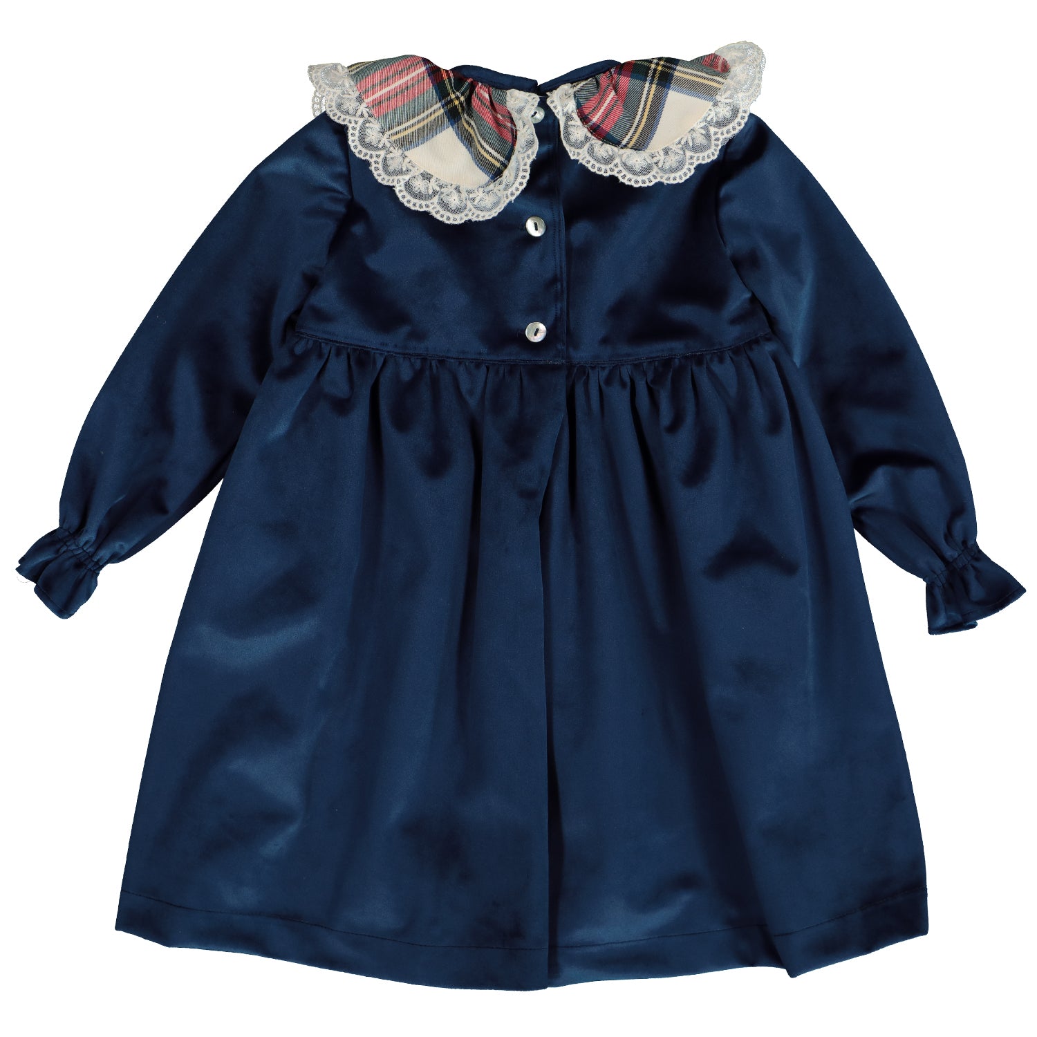 Navy Velvet Dress