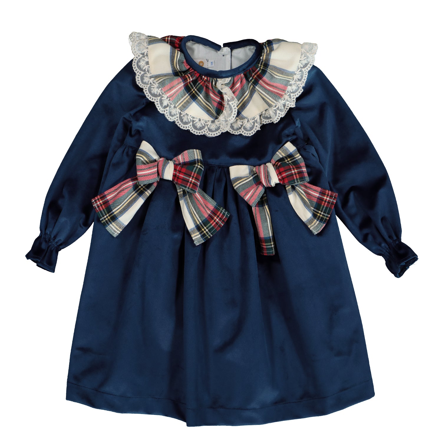 Navy Velvet Dress