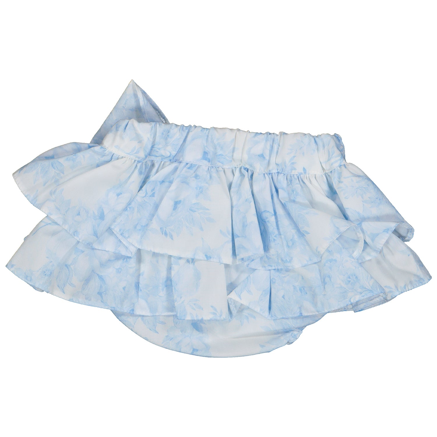 Blue Floral Print Bloomers