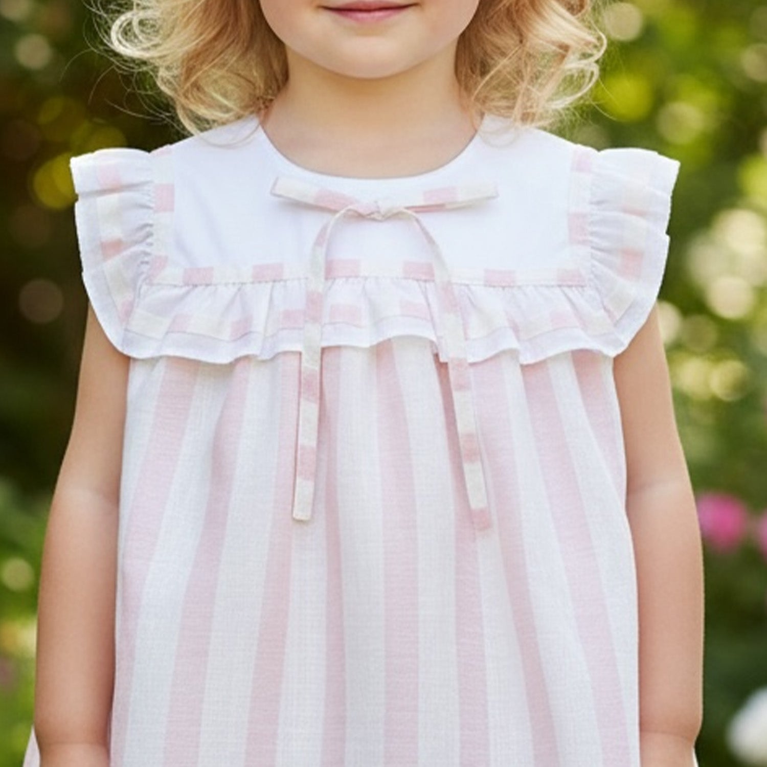 Pink Candy Stripe Dress