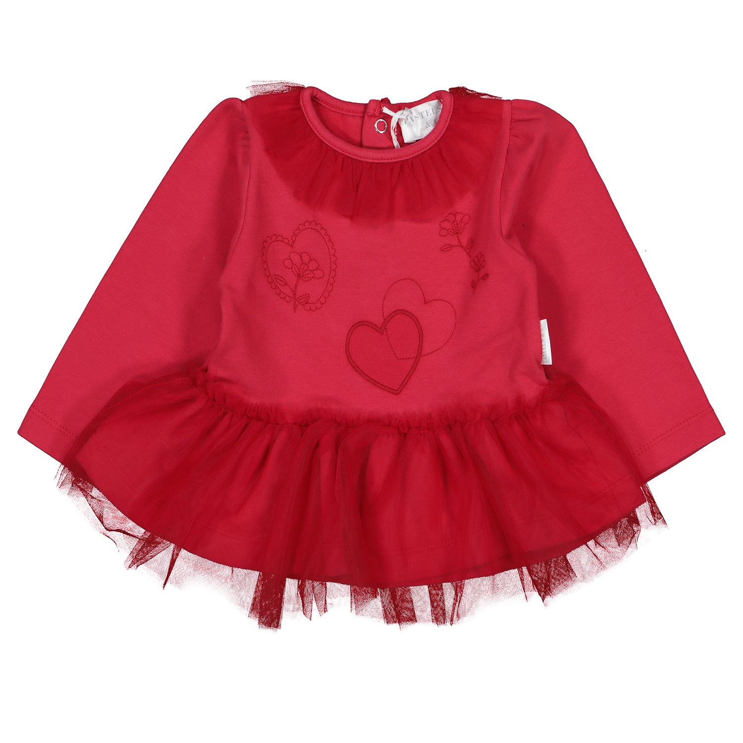Red Tulle Legging Set